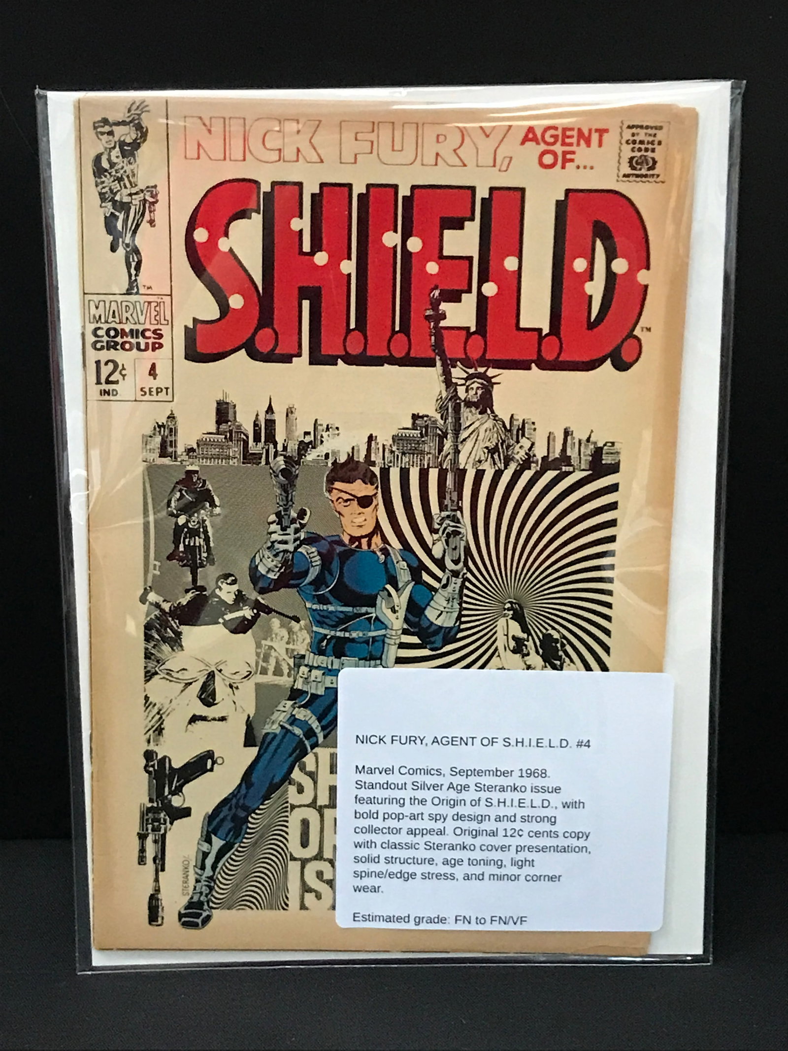NICK FURY AGENT OF SHIELD #4 (1968) - MARVEL COMICS: Prices are in Canadian Dollars