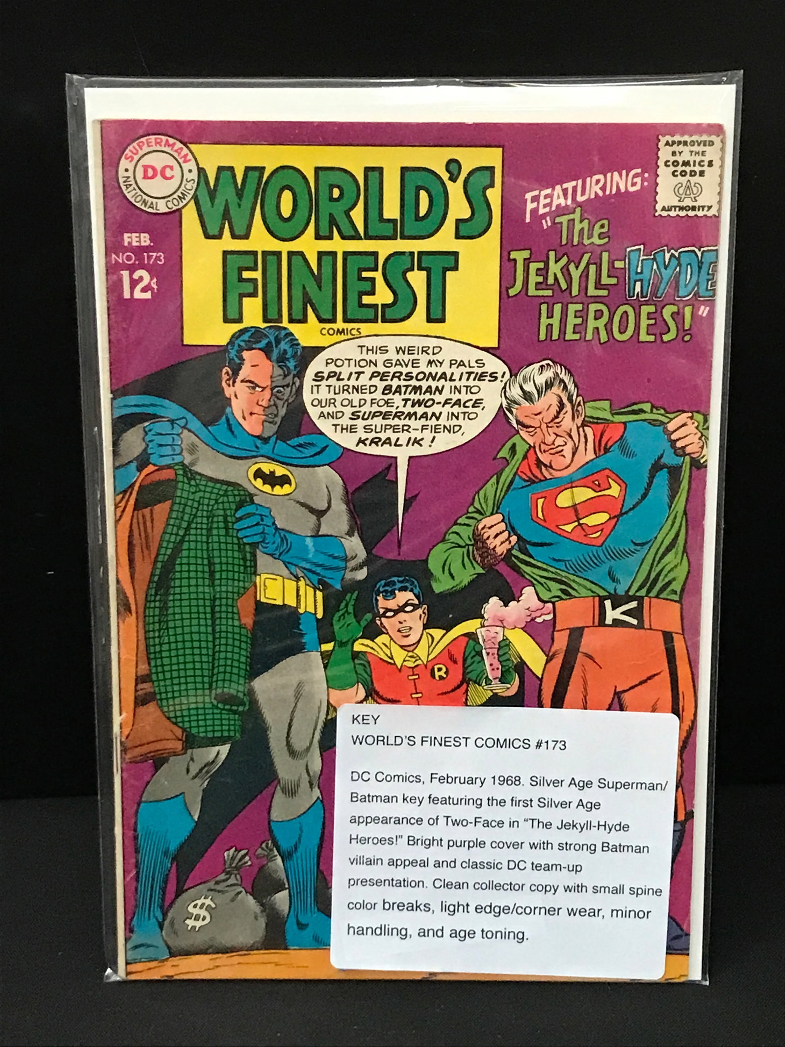 WORLD'S FINEST COMICS #173 (1968) - DC COMICS: Prices are in Canadian Dollars