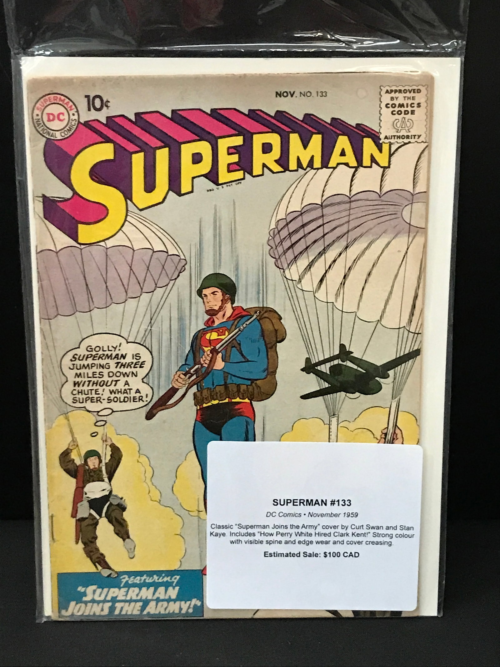 SUPERMAN #133 (1959) - DC COMICS: Prices are in Canadian Dollars