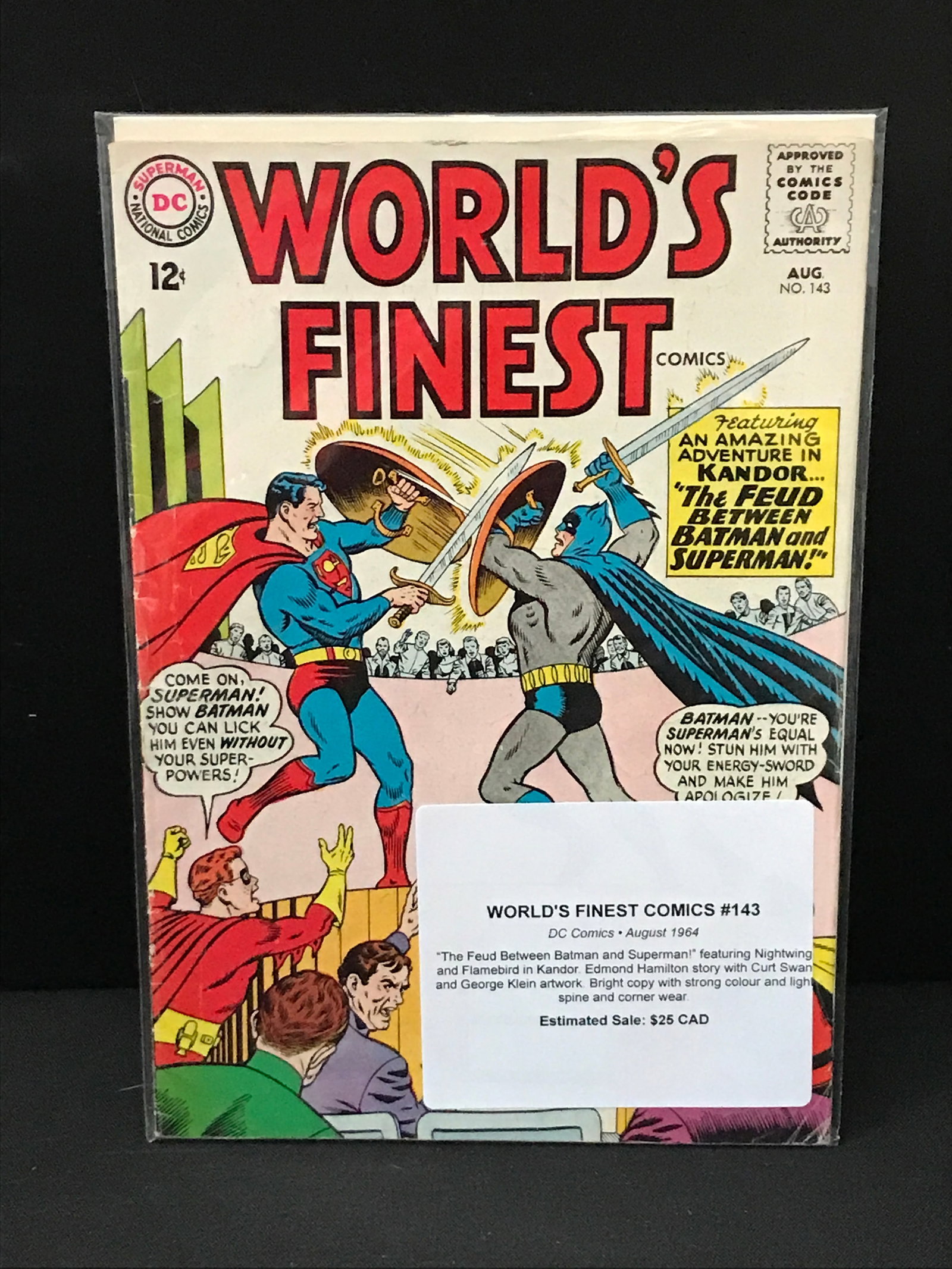 WORLD'S FINEST COMICS #143 (1964) - DC COMICS: Prices are in Canadian Dollars