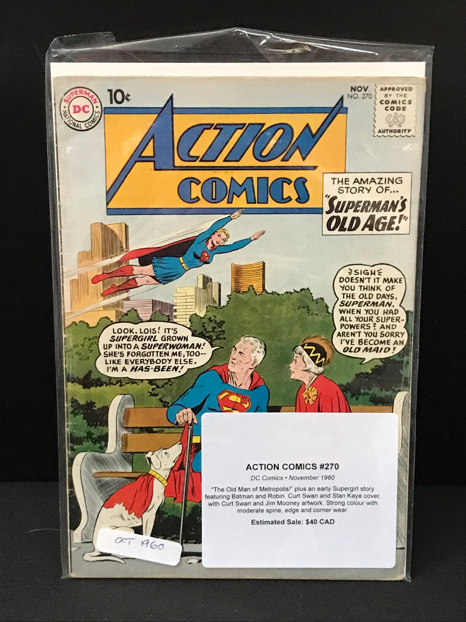ACTION COMICS #270 (1960) - DC COMICS: Prices are in Canadian Dollars