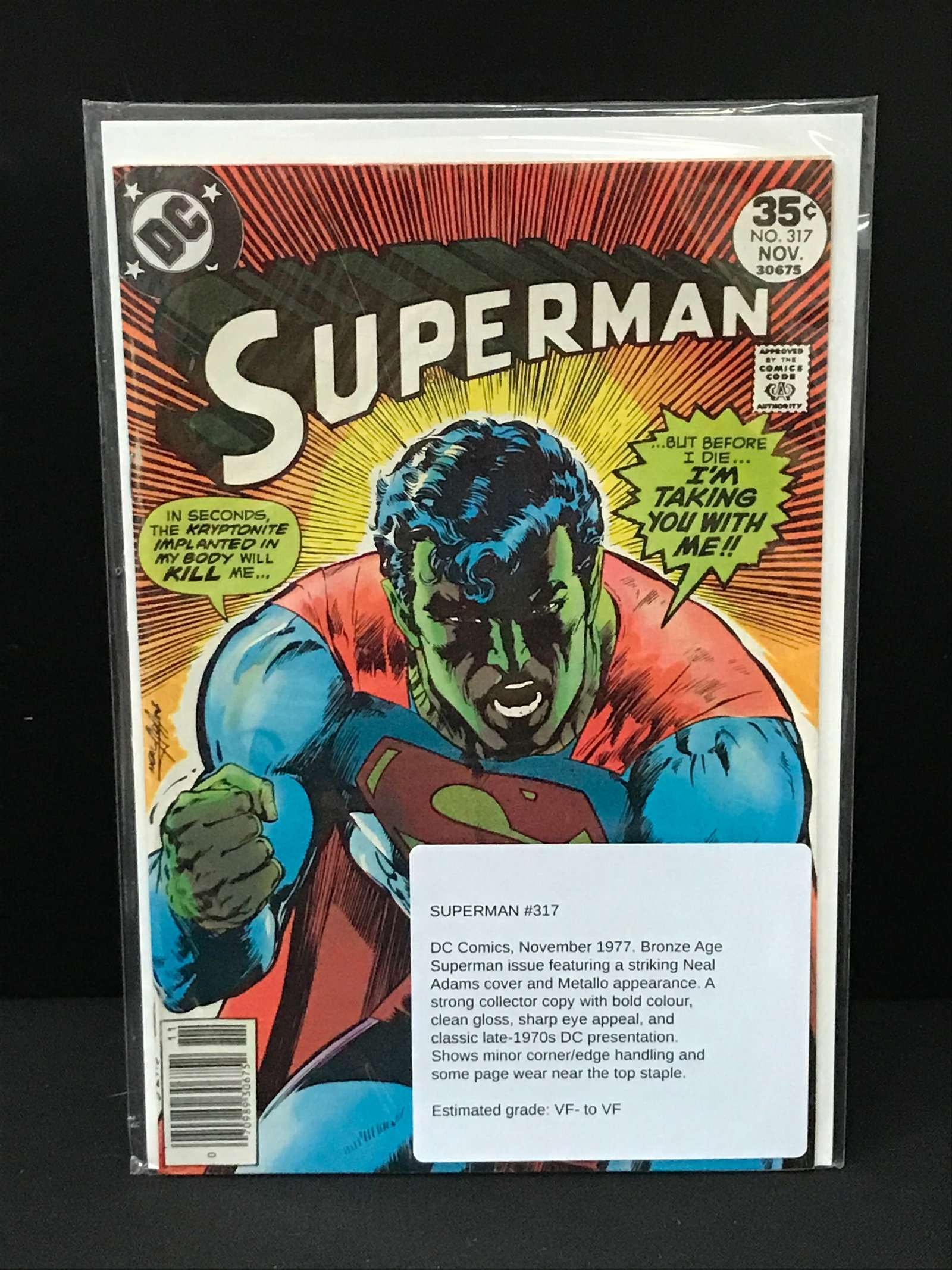 SUPERMAN #317 (1977) - DC COMICS: Prices are in Canadian Dollars