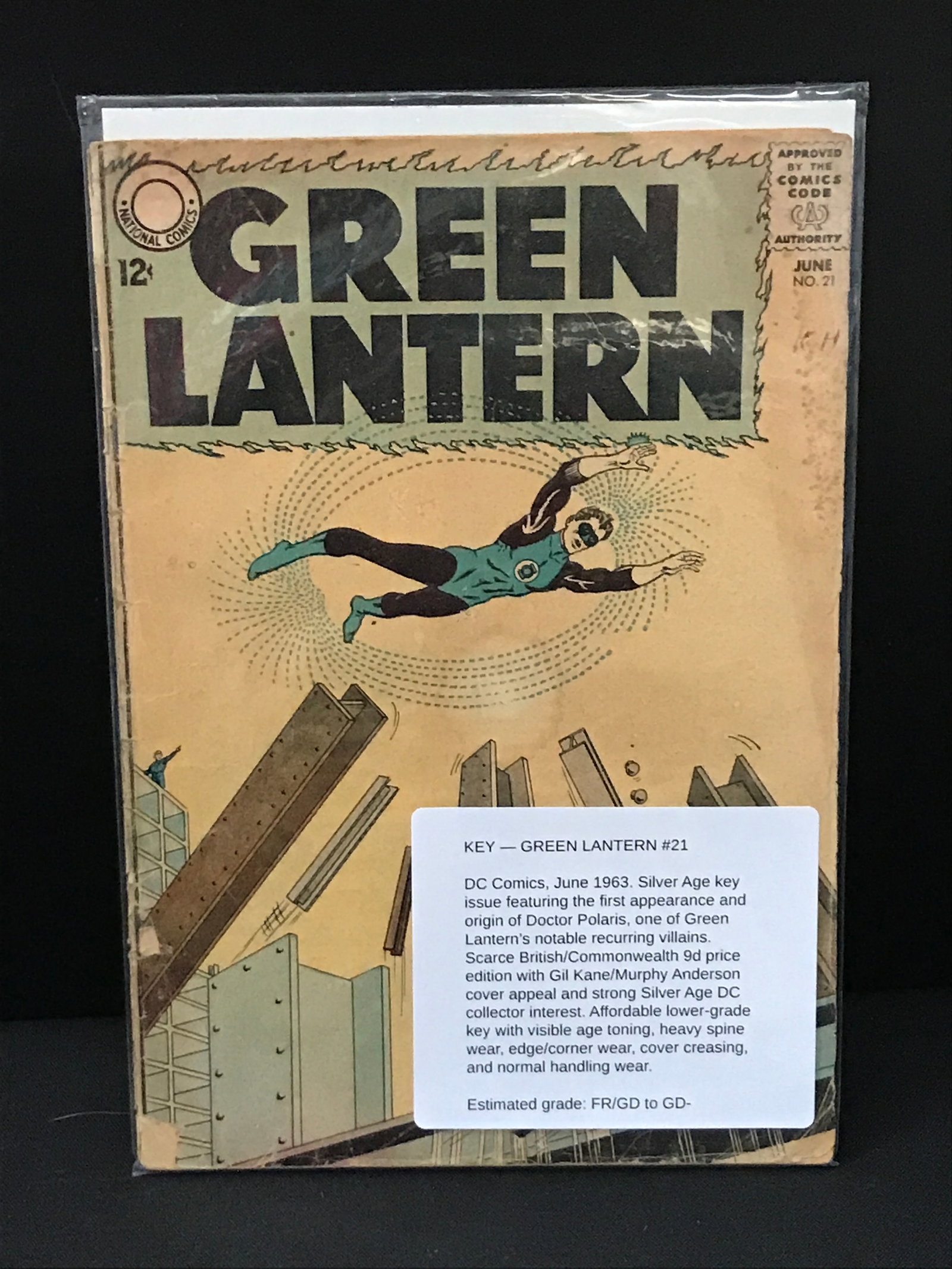GREEN LANTERN #21 (1963) - DC COMICS: Prices are in Canadian Dollars