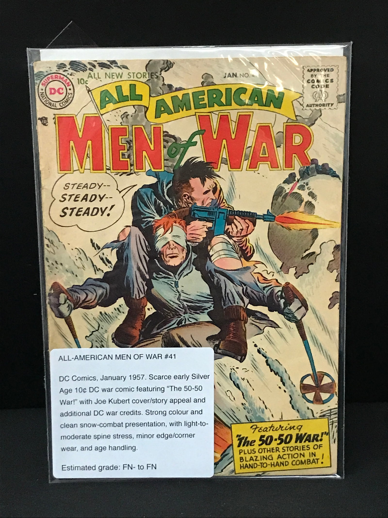 ALL AMERICAN MEN OF WAR #41 (1957) - DC COMICS: Prices are in Canadian Dollars
