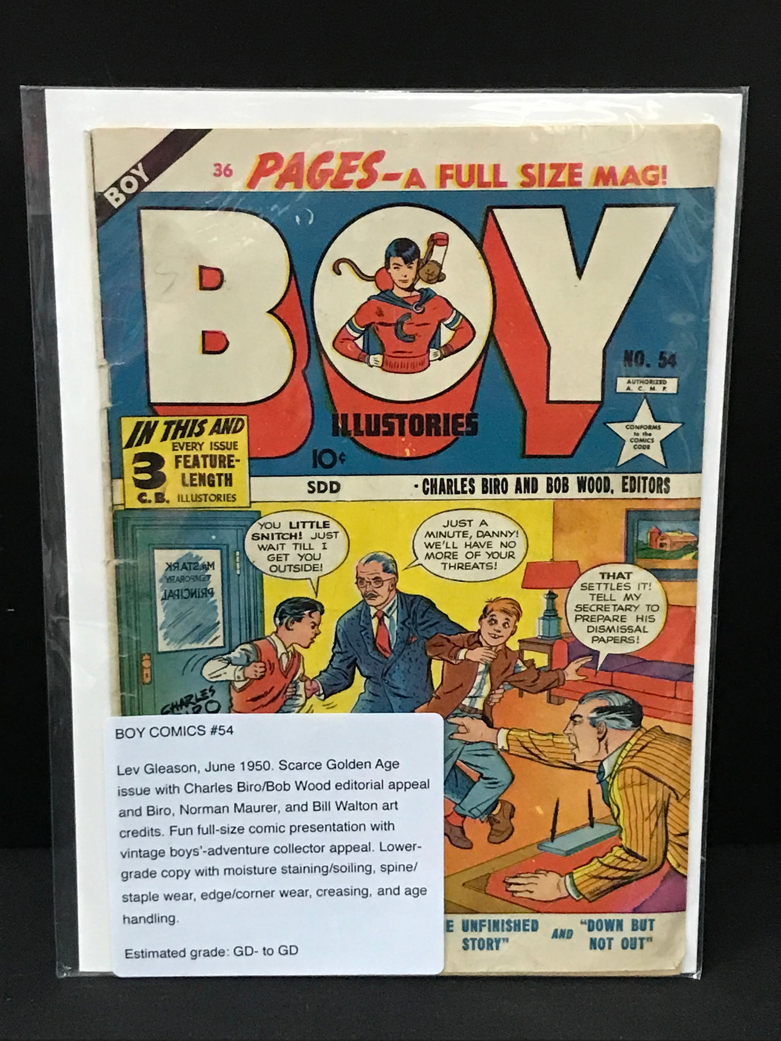 BOY COMICS #54 (1950): Prices are in Canadian Dollars