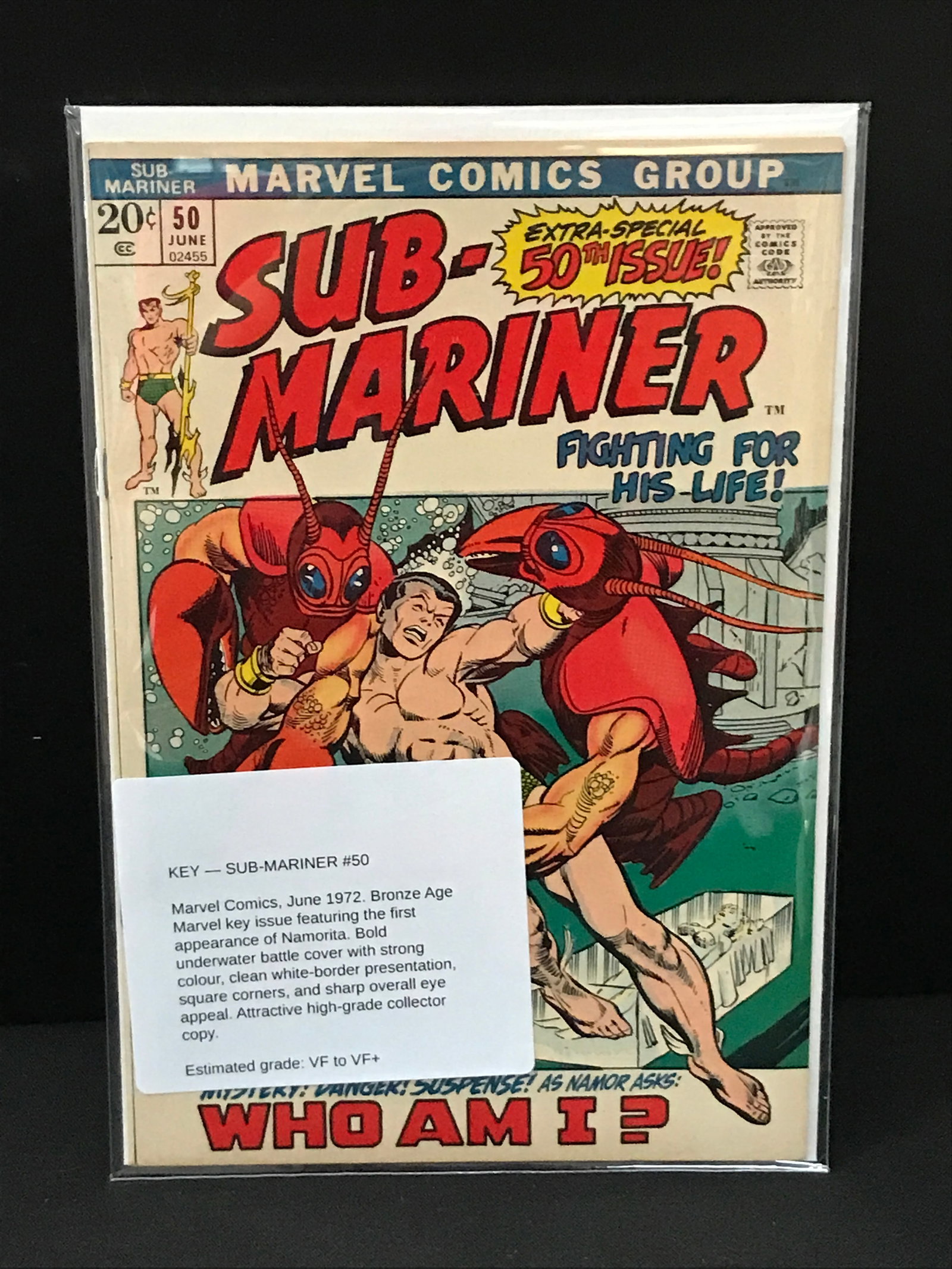 SUB-MARINER #50 (1972) - MARVEL COMICS: Prices are in Canadian Dollars