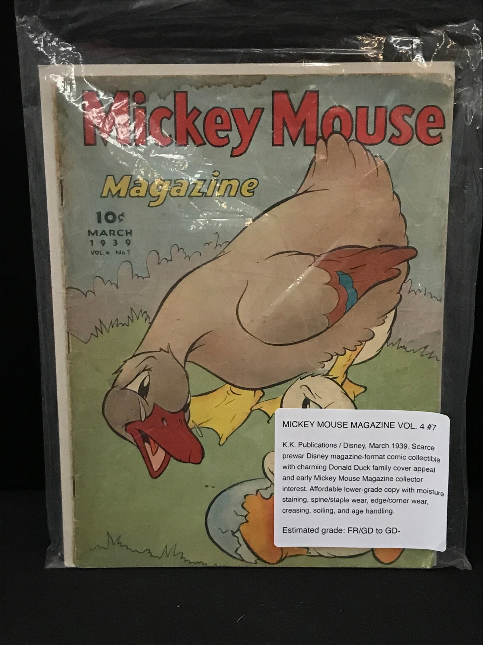 MICKEY MOUSE MAGAZINE VOL.4 #7 (1939) - DISNEY: Prices are in Canadian Dollars