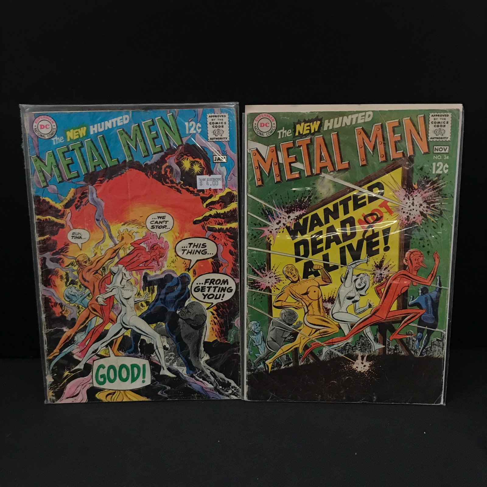 LOT OF 2 METAL MEN COMICS #35 - #35 - DC COMICS: Prices are in Canadian Dollars