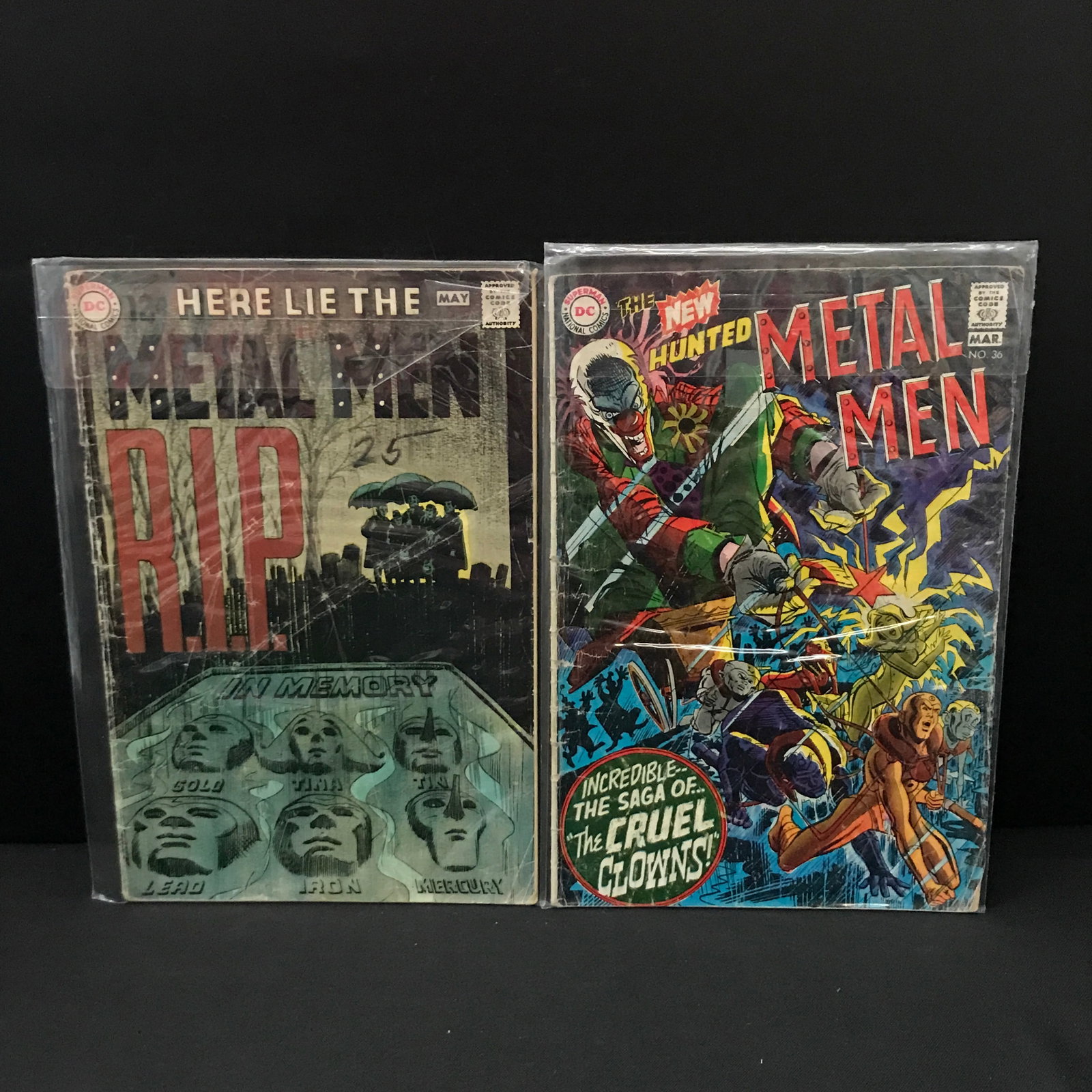 LOT OF 2 METAL MEN COMICS - DC COMICS (1 of 1)