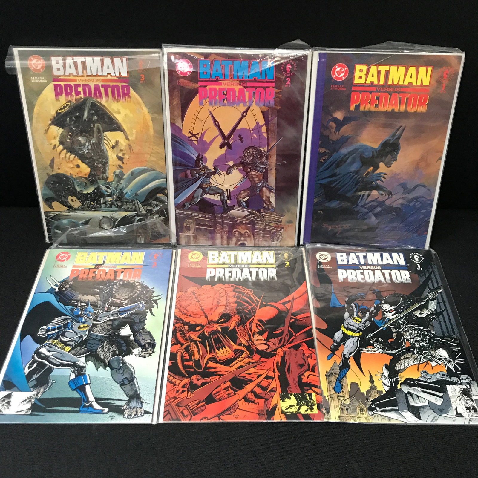 LOT OF 6 BATMAN VERSUS PREDATOR COMICS - DC / DARK HORSE (1 of 1)