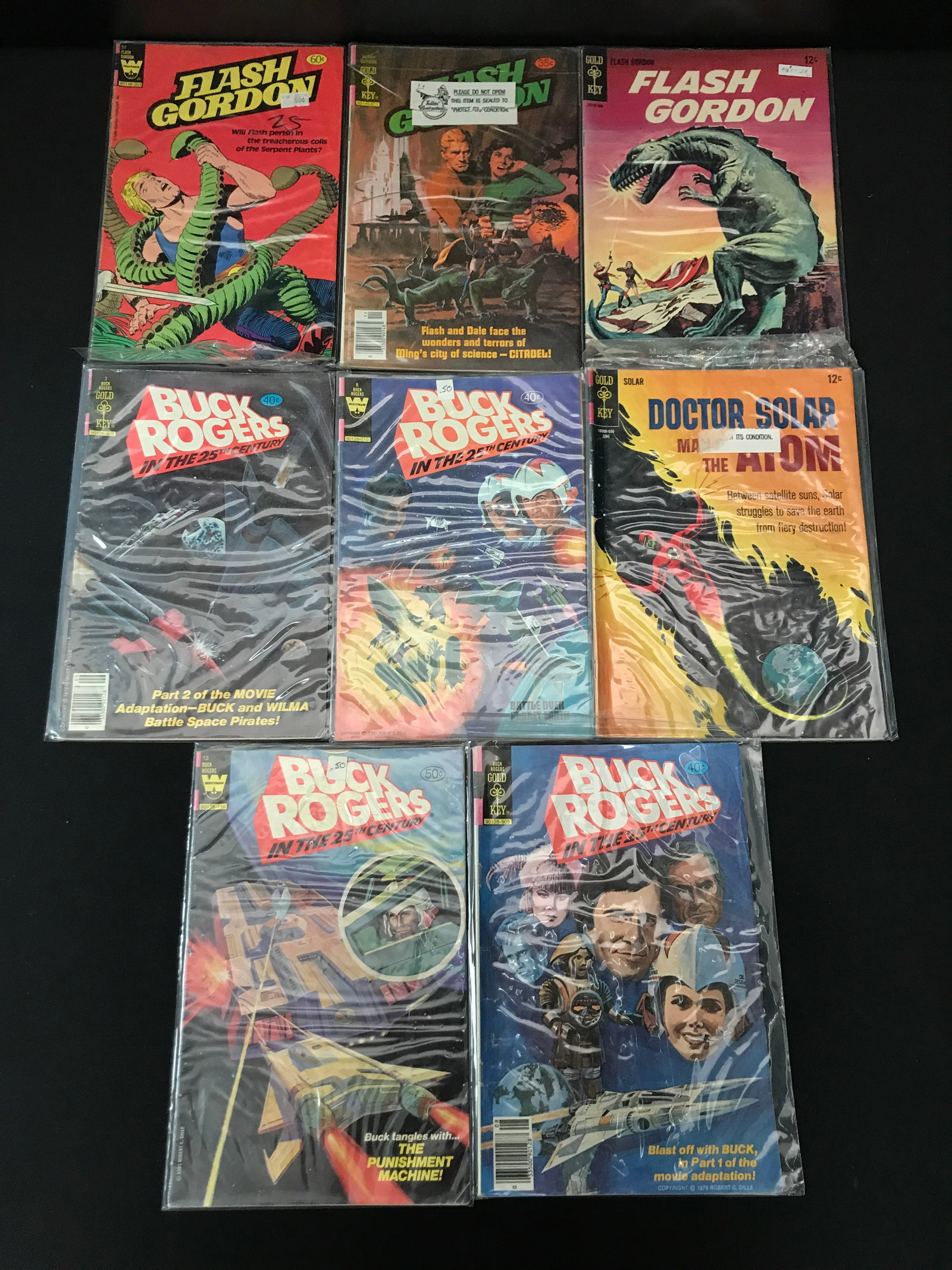 LOT OF 8 MIXED TITLE COMICS - GOLD KEY COMICS: Prices are in Canadian Dollars