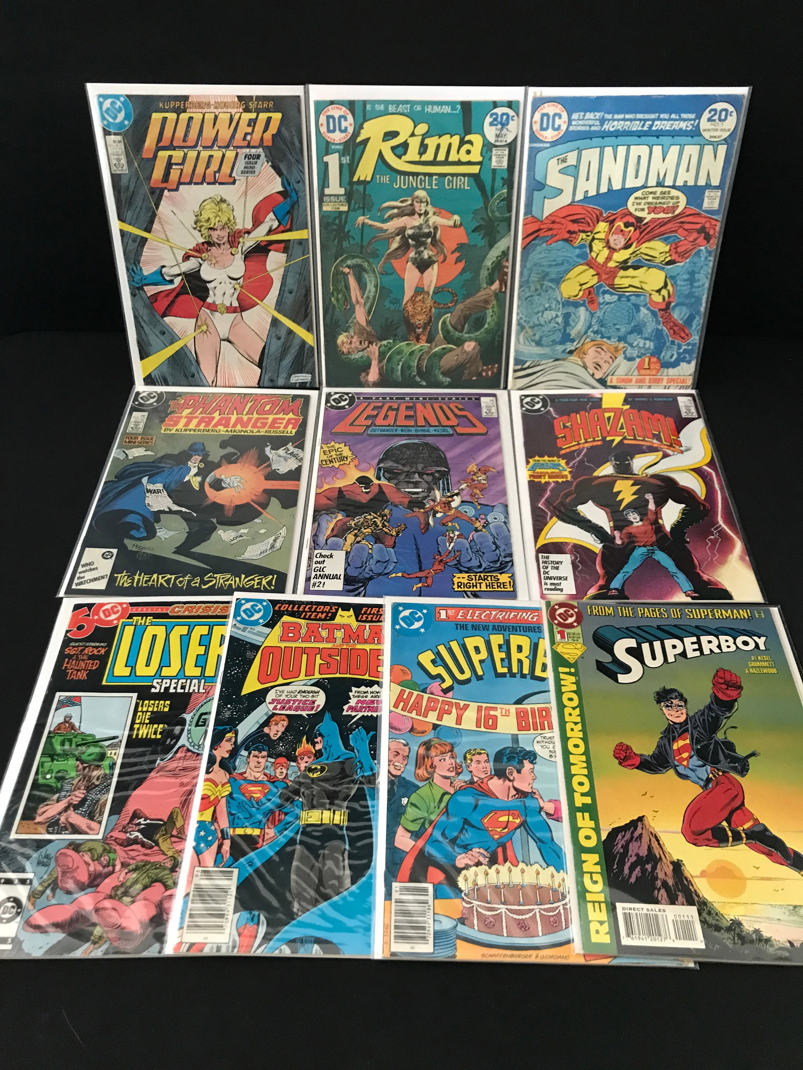 LOT OF 10 DC COMICS - INCLUDING SEVERAL #1'S (1 of 1)
