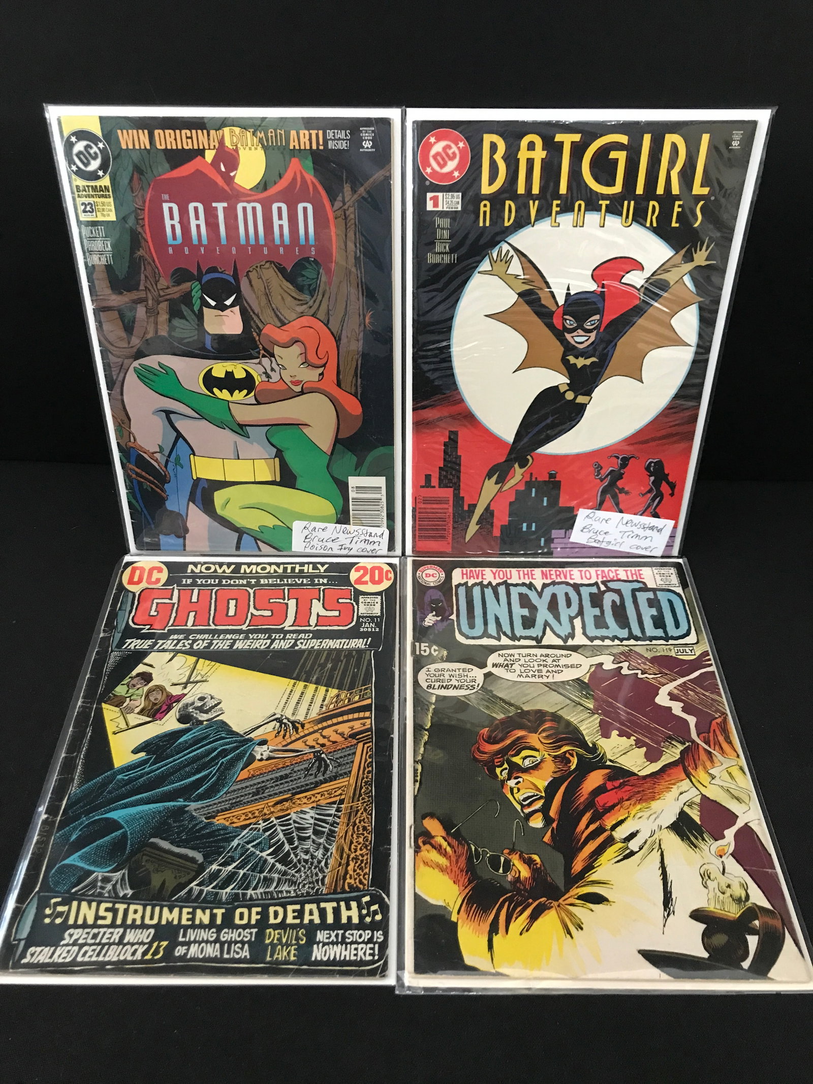 LOT OF 4 MIXED TITLE COMICS - DC COMICS: Prices are in Canadian dollars