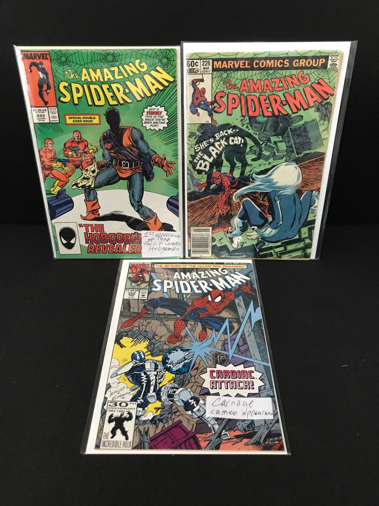 LOT OF 3 AMAZING SPIDERMAN COMICS - MARVEL COMICS (1 of 1)