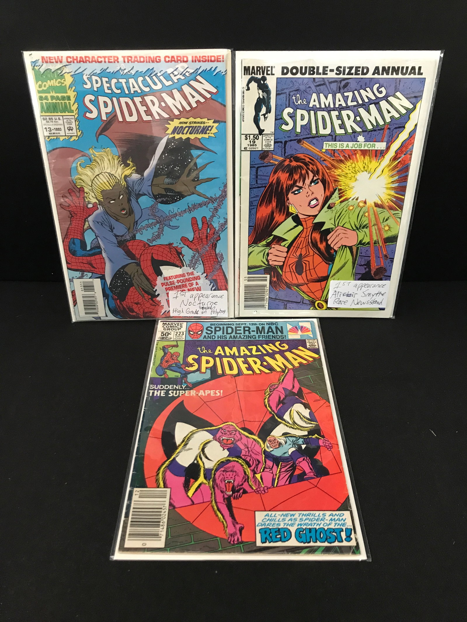 LOT OF 3 SPIDERMAN COMICS - MARVEL COMICS (1 of 1)