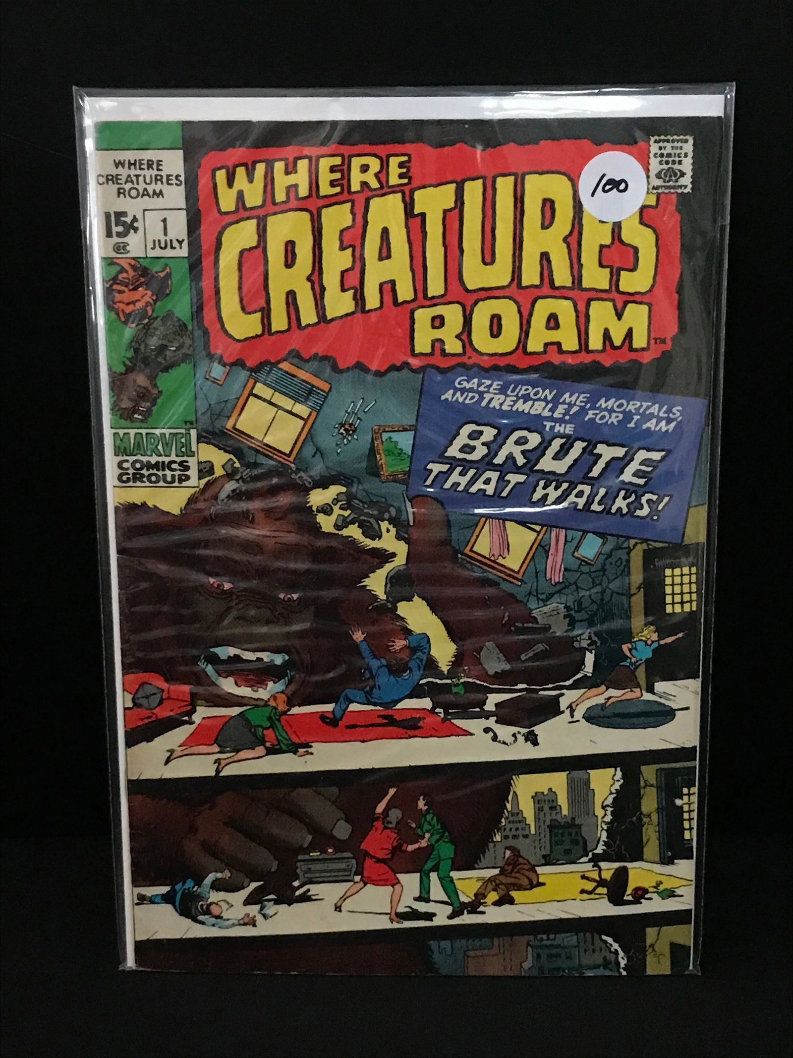 WHERE CREATURES ROAM #1 - MARVEL COMICS: Prices are in Canadian dollars