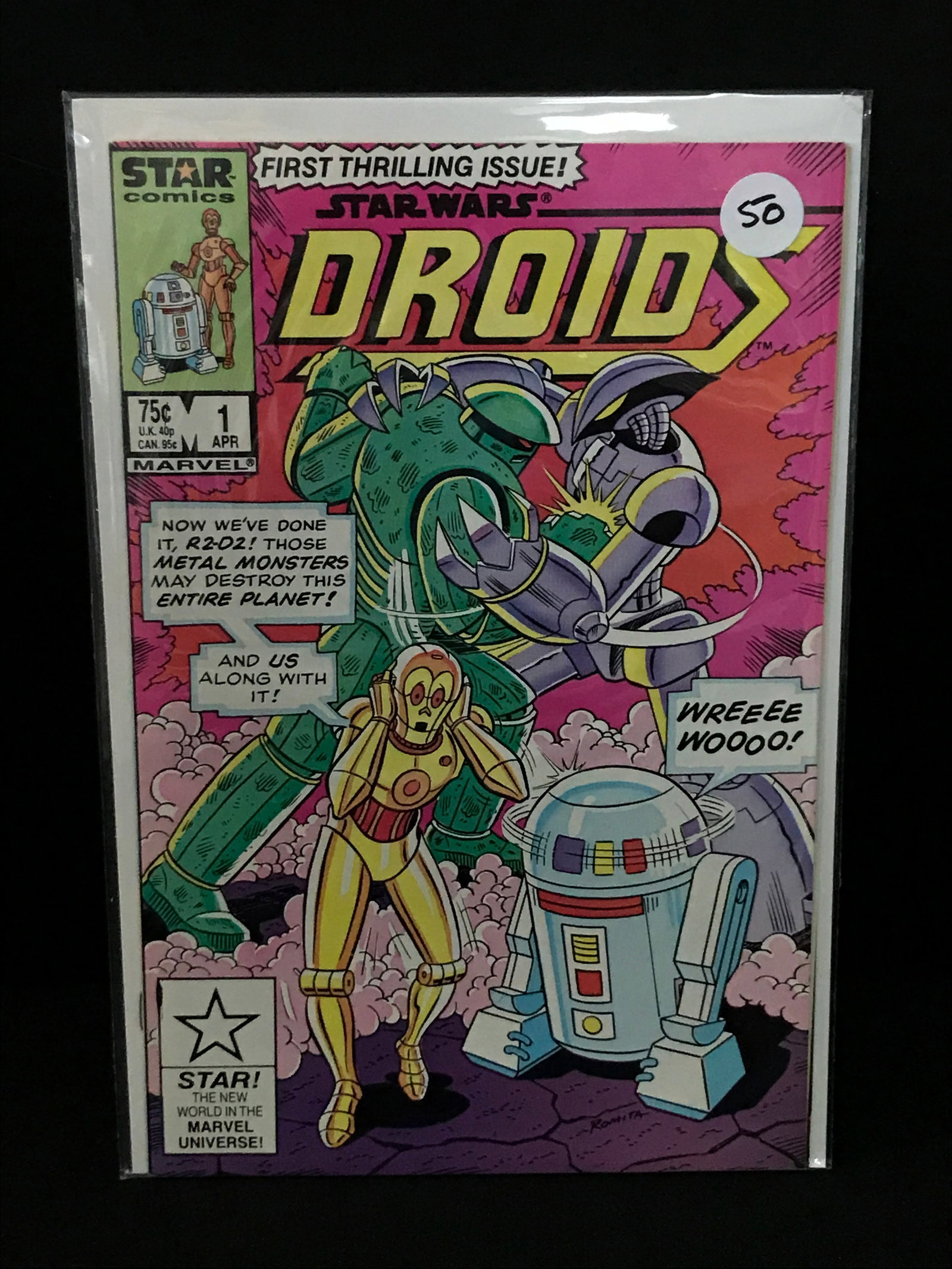 STAR WARS DROIDS #1 - MARVEL COMICS: Prices are in Canadian dollars