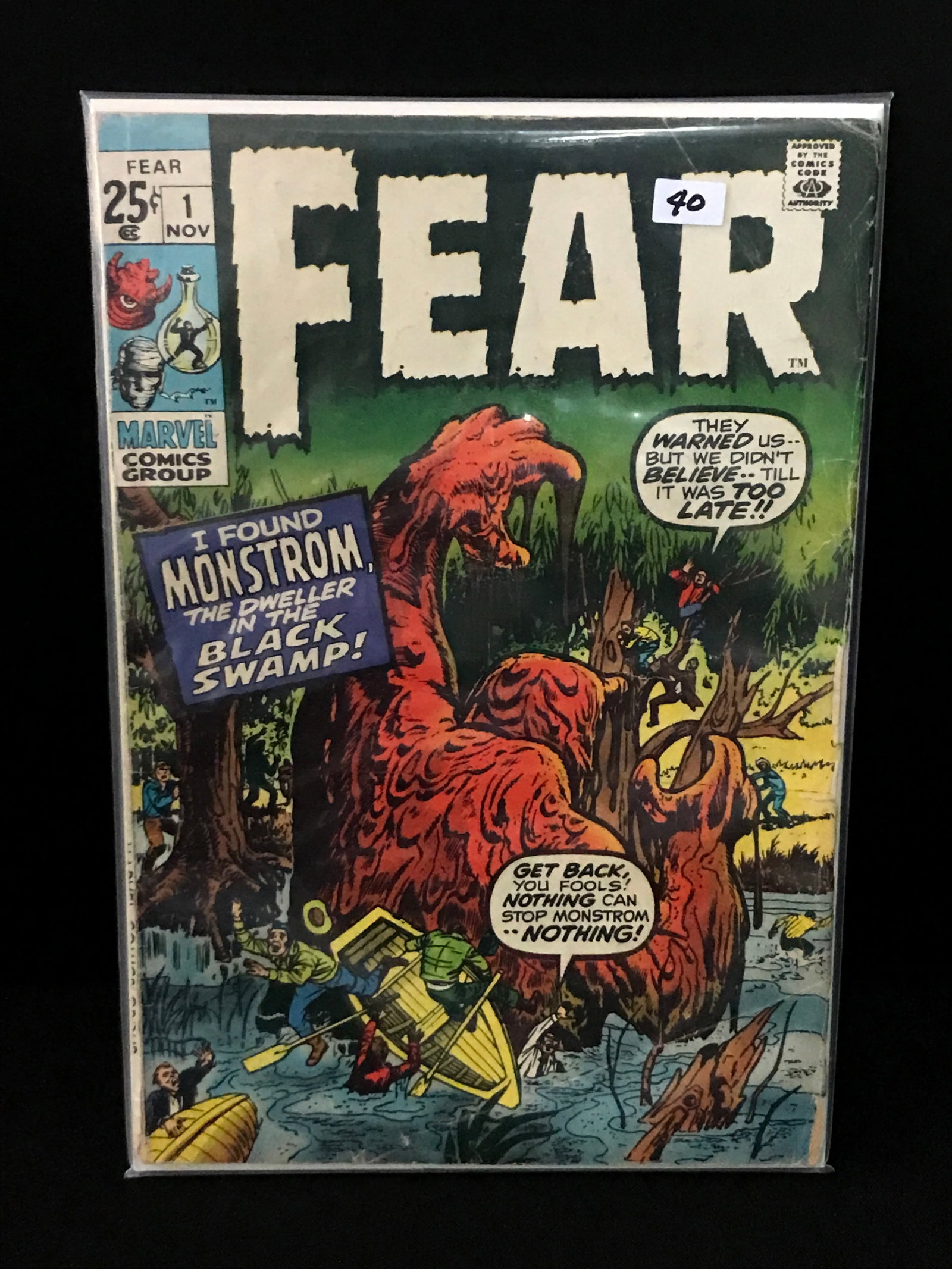 FEAR #1 - MARVEL COMICS: Prices are in Canadian dollars