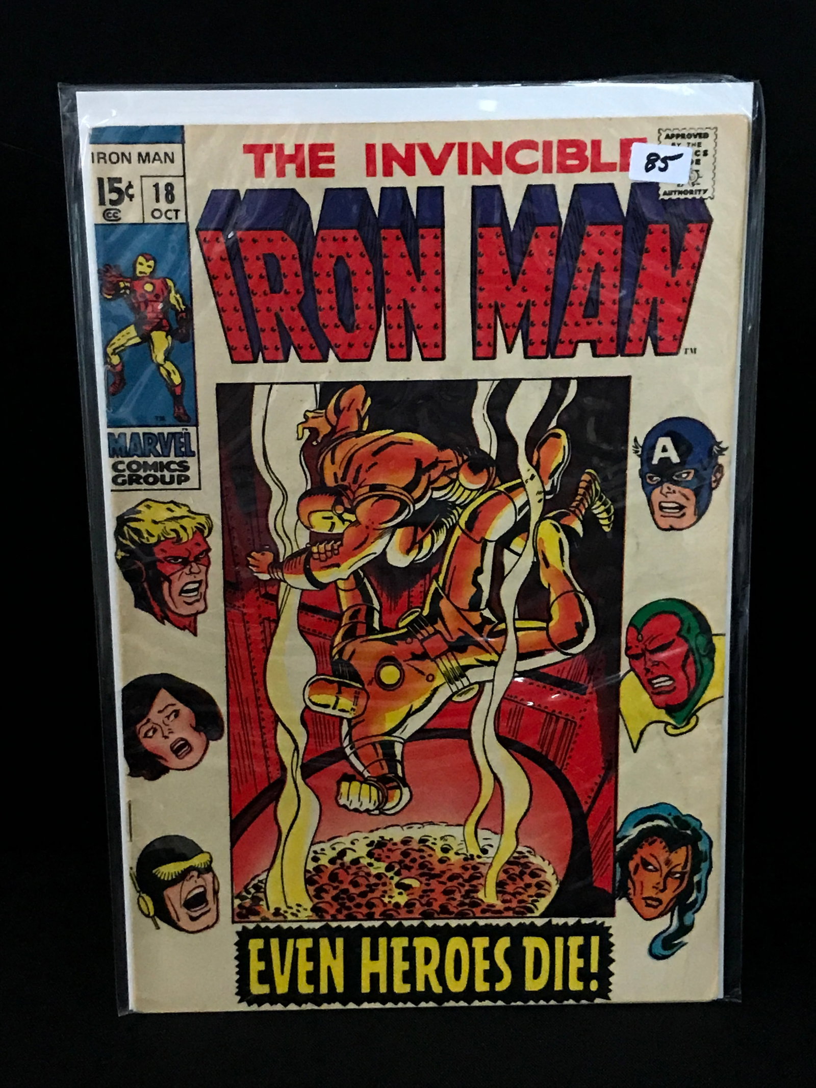 THE INVINCIBLE IRON MAN #18 - MARVEL COMICS: Prices are in Canadian dollars