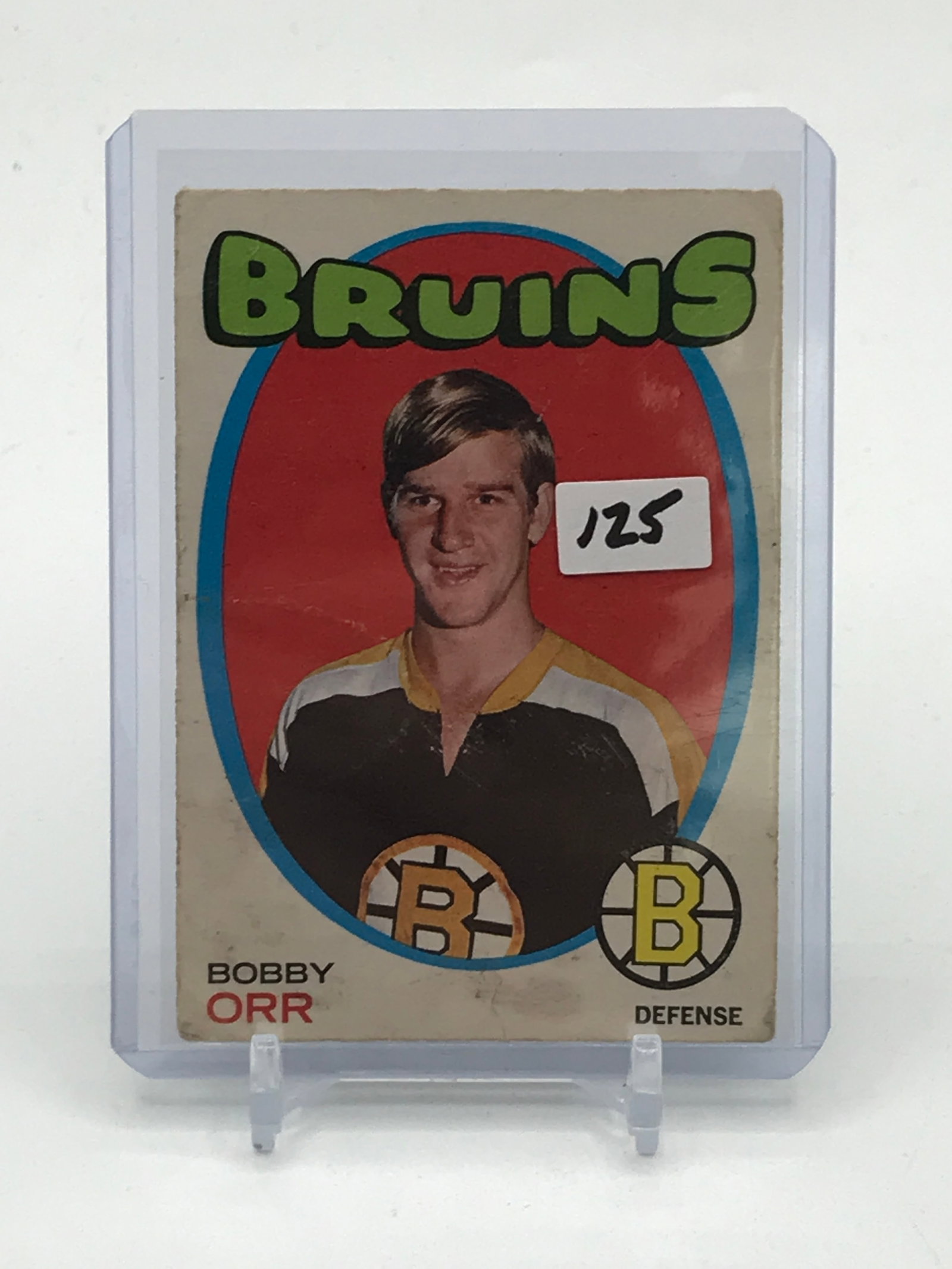 1971-72 OPC BOBBY ORR HOCKEY TRADING CARD: Prices are in Canadian dollars