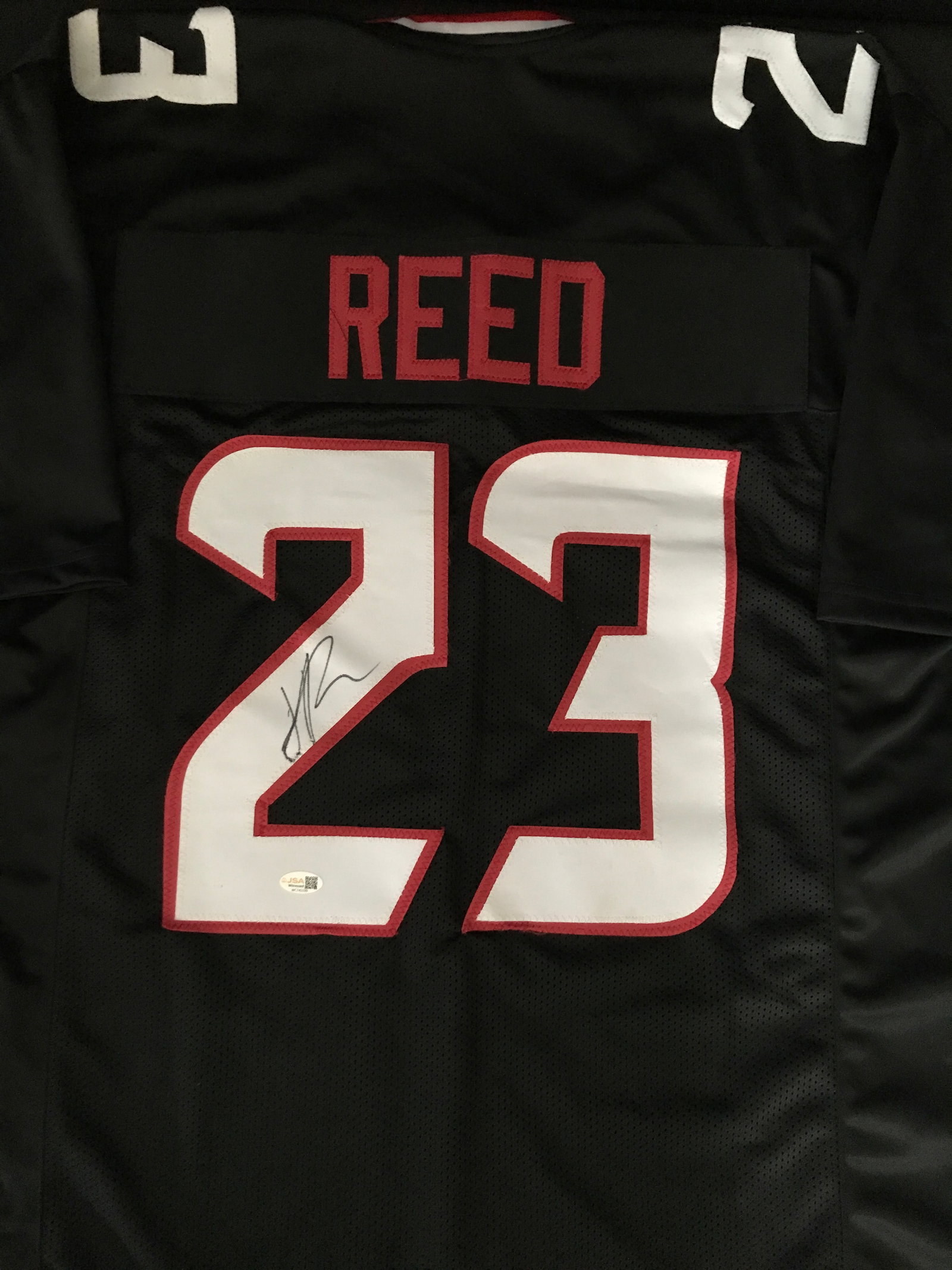 JAYDEN REED SIGNED FOOTBALL JERSEY - JSA COA: Prices are in Canadian dollars