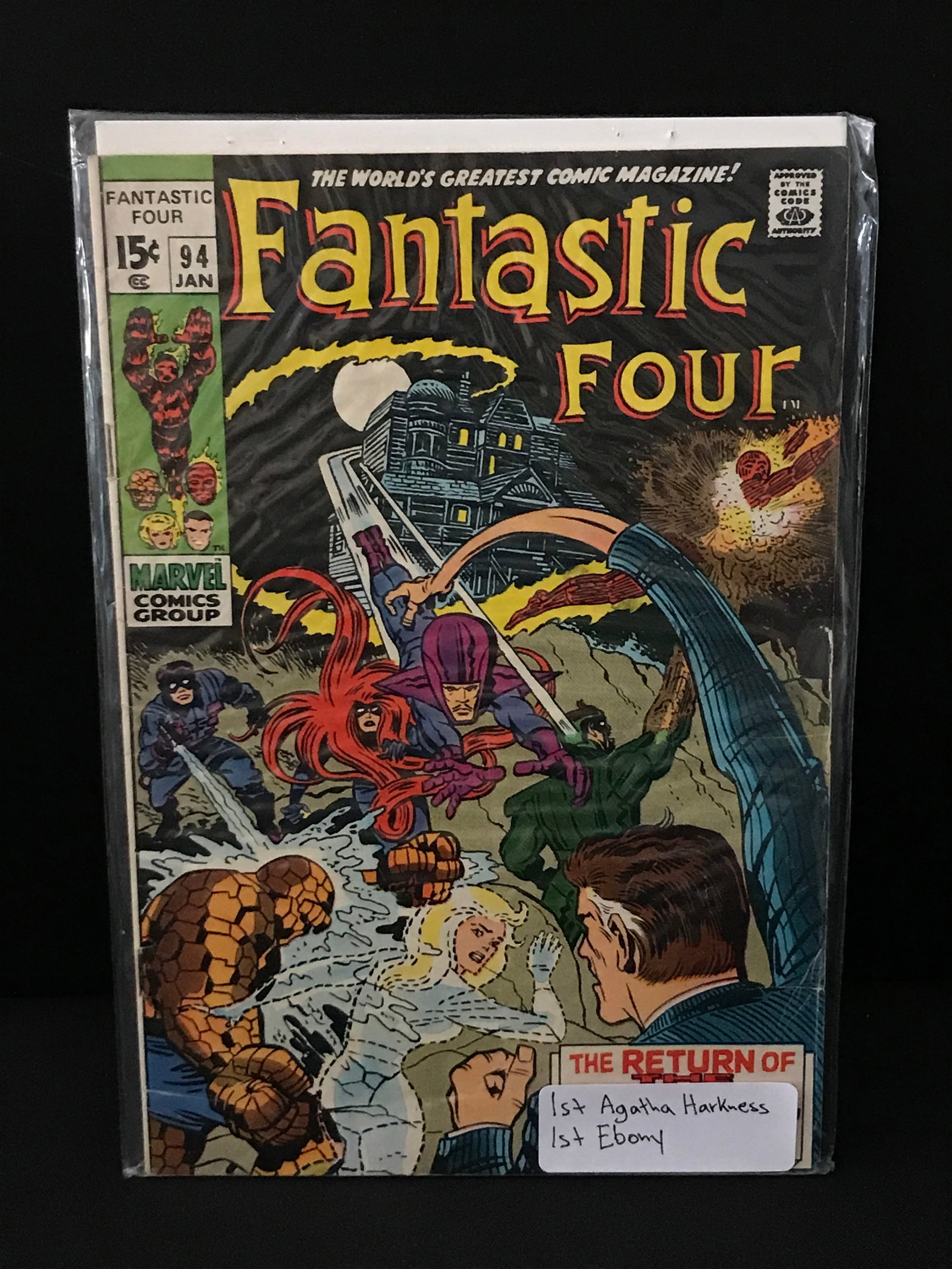 FANTASTIC FOUR #94 1ST AGATHA HARKNESS - MARVEL COMICS: Prices are in Canadian dollars