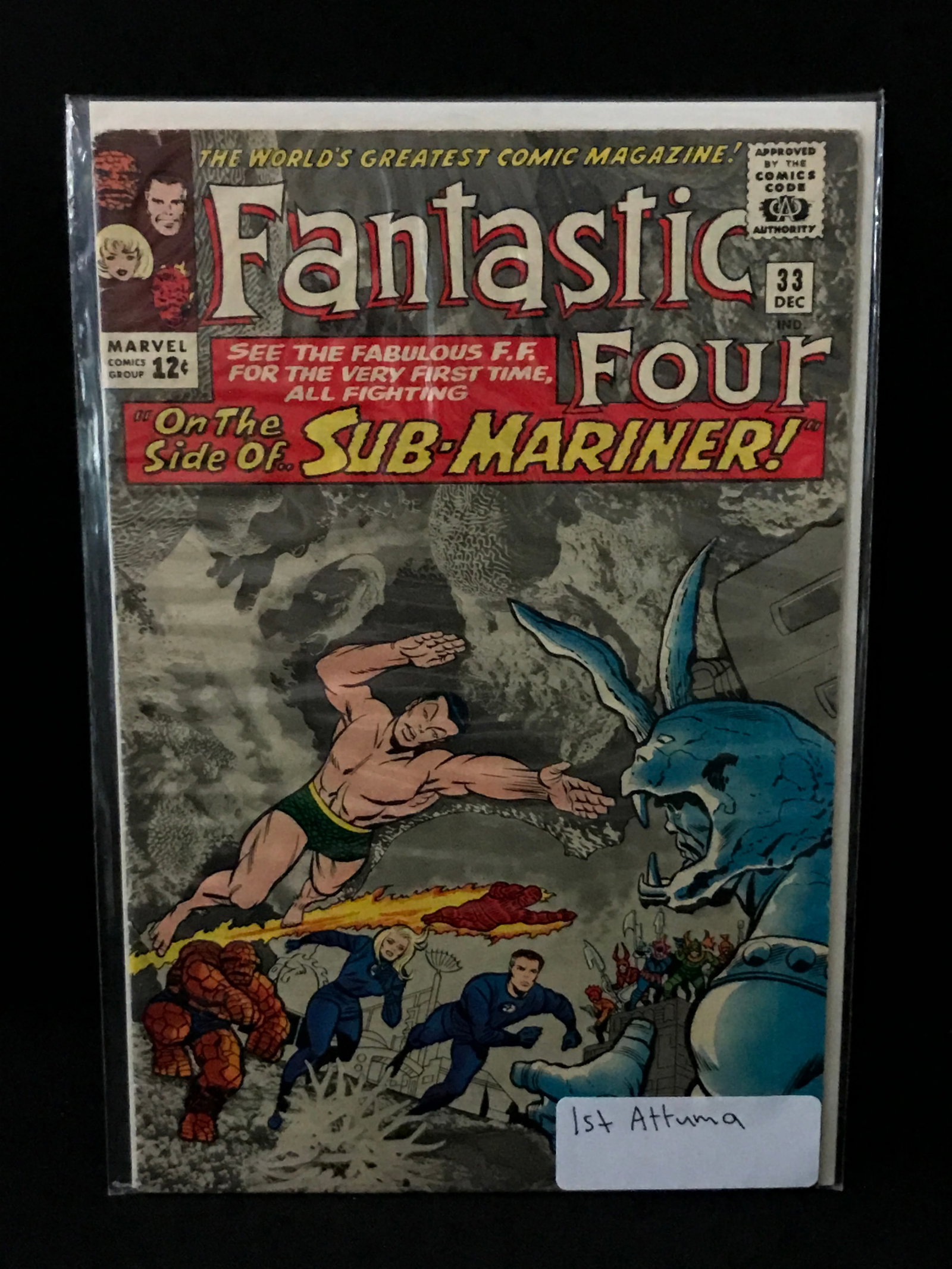 FANTASTIC FOUR #33 1ST ATTUMA - MARVEL COMICS: Prices are in Canadian dollars