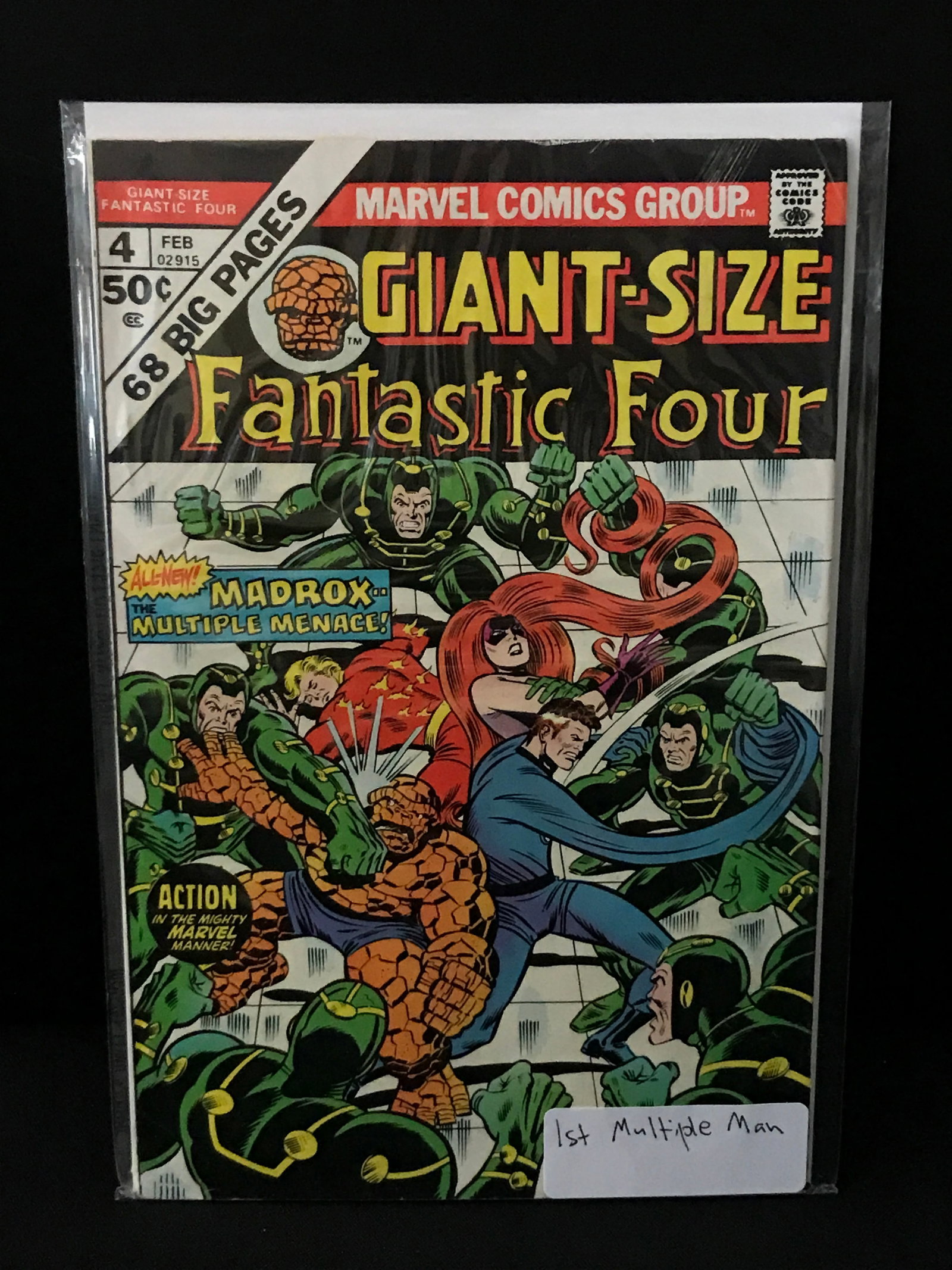 GIANT SIZE FANTASTIC FOUR #4 1ST MULTIPLE MAN - MARVEL COMICS: Prices are in Canadian dollars