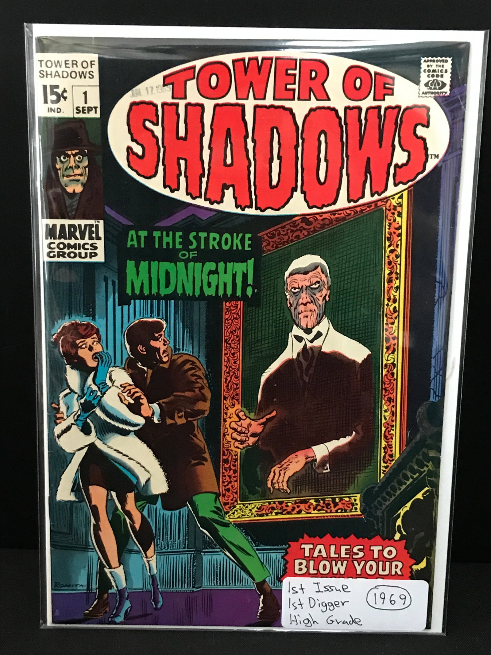 TOWER OF SHADOWS #1 1ST DIGGER (1969) - MARVEL COMICS: Prices are in Canadian dollars
