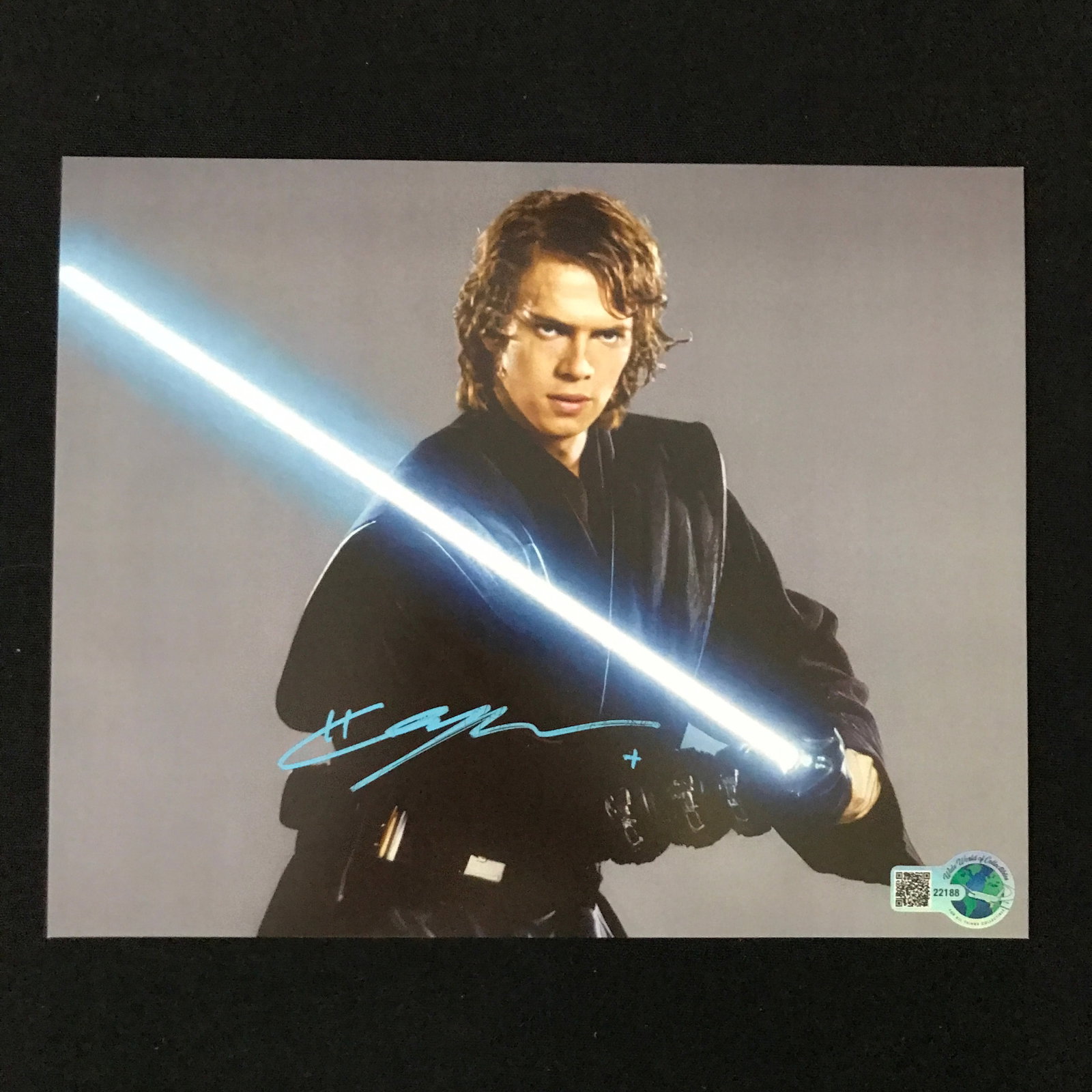 HAYDEN CHRISTENSEN SIGNED ANAKIN SKYWALKER STAR WARS 8X10 - WWOC COA: Prices are in Canadian dollars