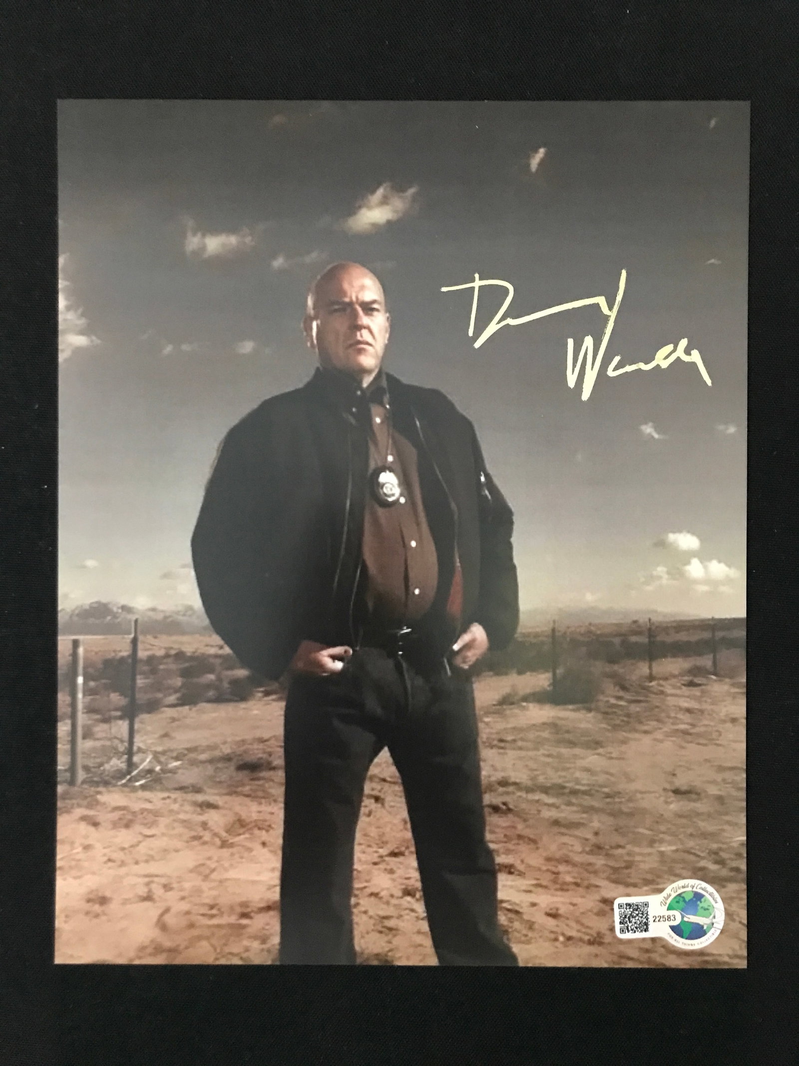 DEAN NORRIS SIGNED BREAKING BAD 8X10 - WWOC COA: Prices are in Canadian dollars