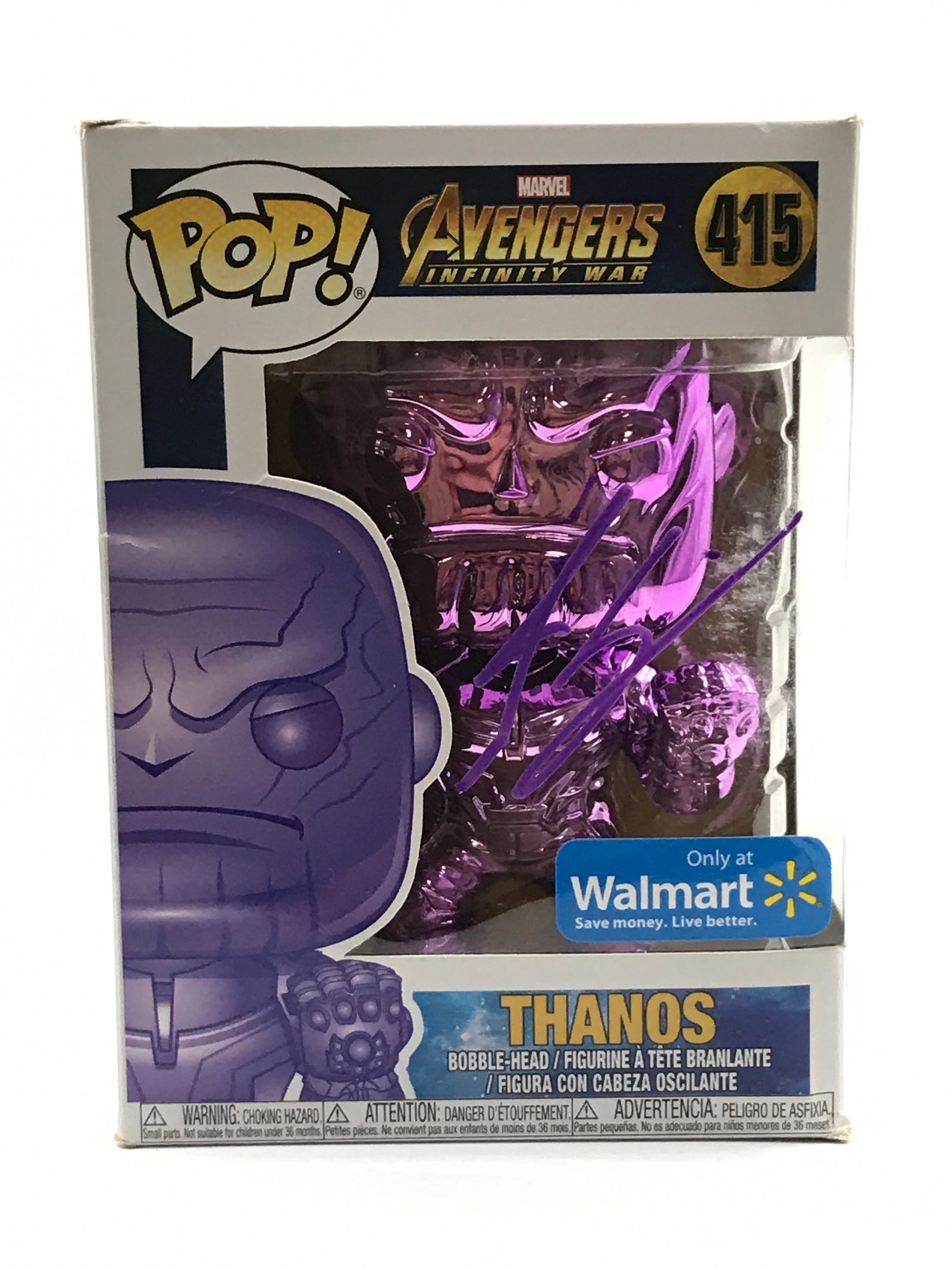 JOSH BROLIN SIGNED THANOS FUNKO POP - HOLLYWOOD COA (1 of 2)
