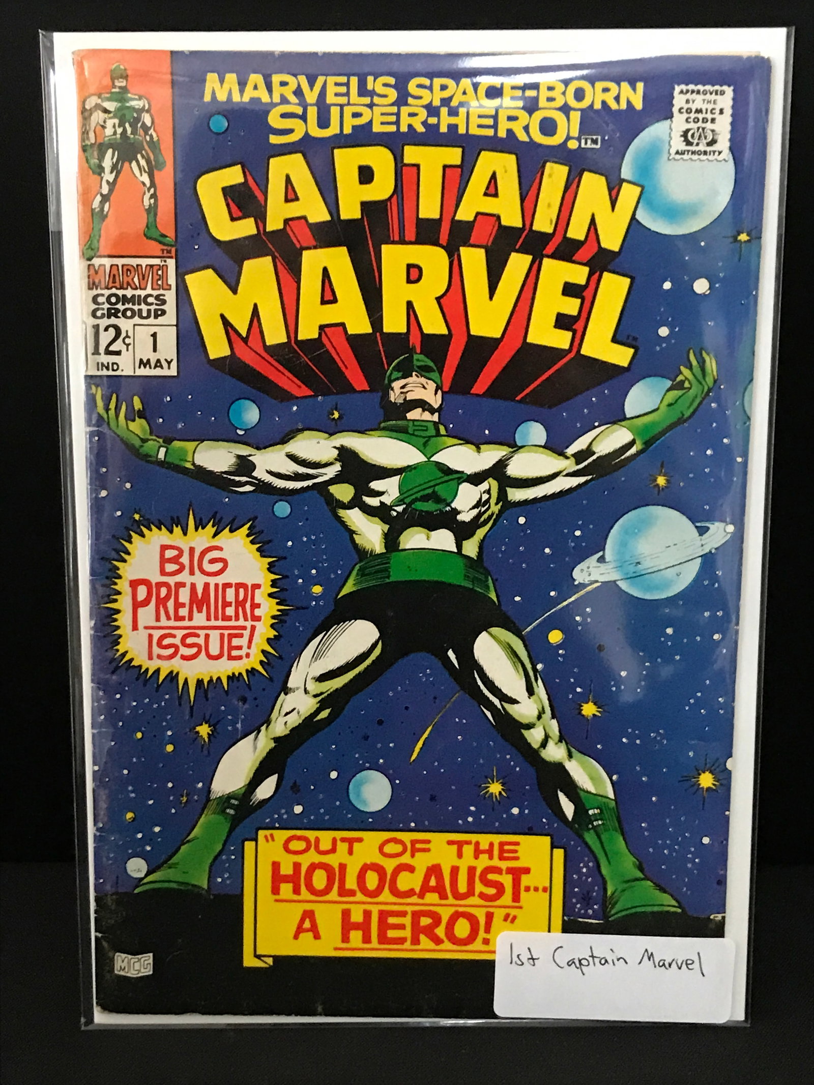 CAPTAIN MARVEL #1 1ST CAPTAIN MARVEL - MARVEL COMICS (1 of 1)