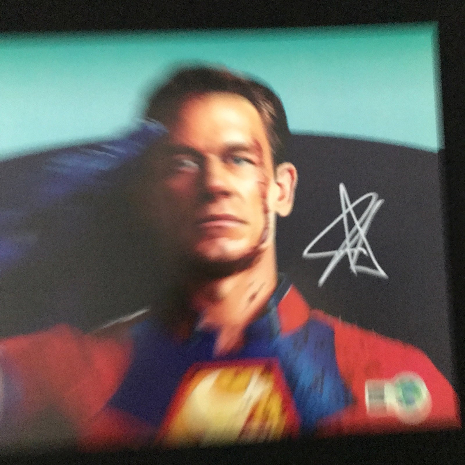 JOHN CENA SIGNED PEACEMAKER 8X10 - WWOC COA: Prices are in Canadian dollars