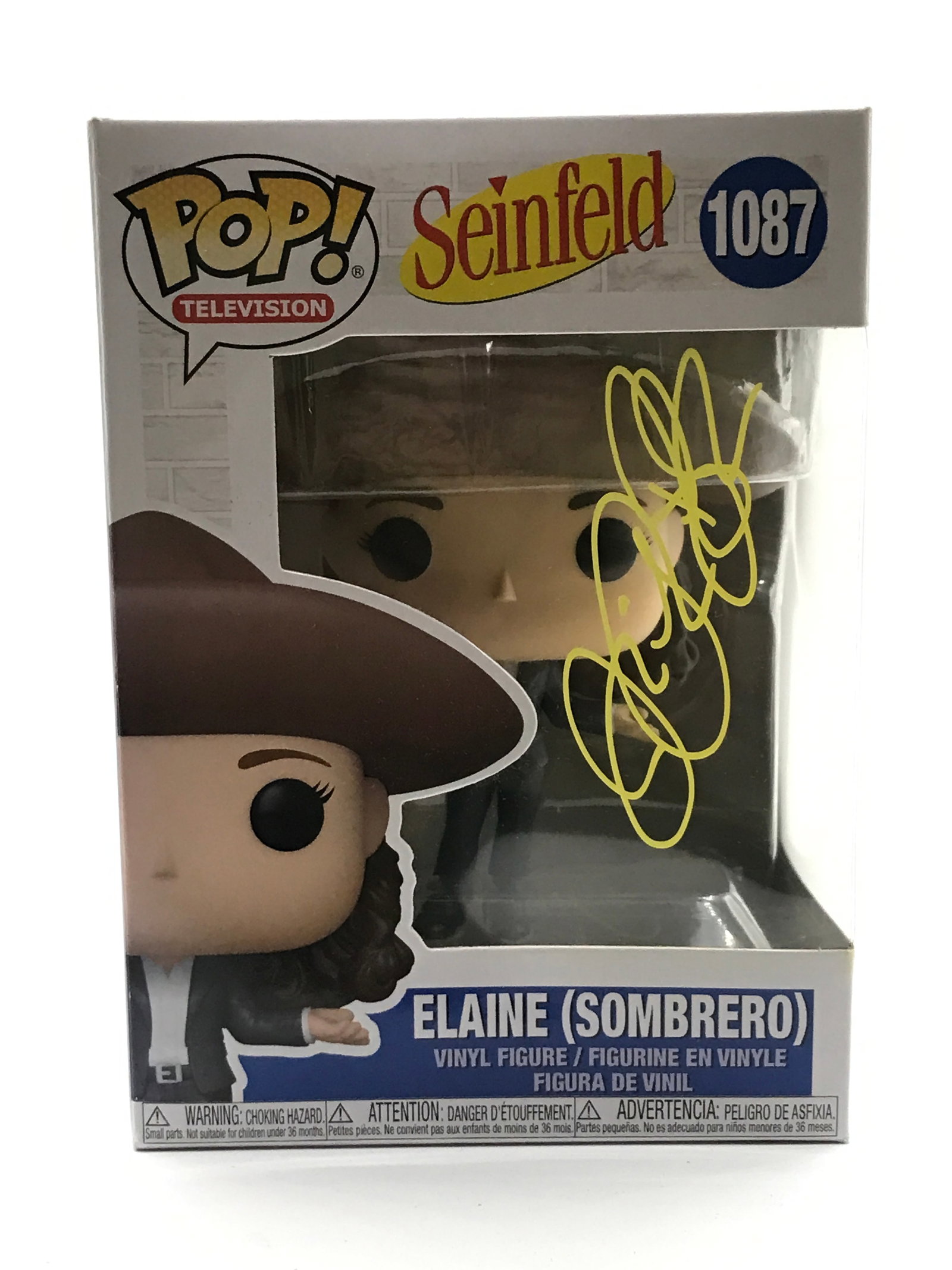 JULIE LOUIS DREYFUS SIGNED ELAINE SEINFELD FUNKO POP - KB COA: Prices are in Canadian dollars