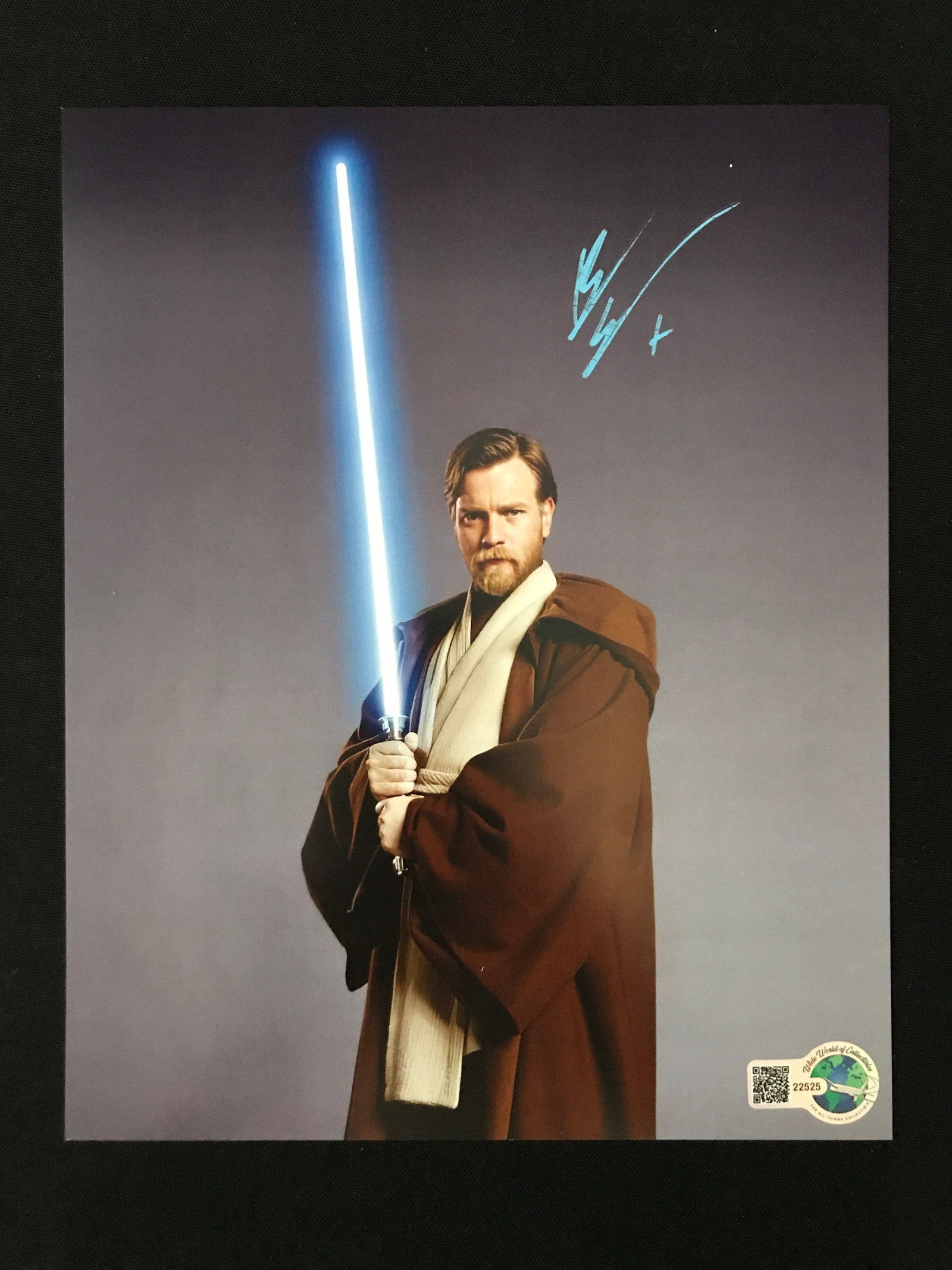 EWAN MCGREGOR SIGNED OB-WAN KENOBI STAR WARS 8X10 - WWOC COA: Prices are in Canadian dollars