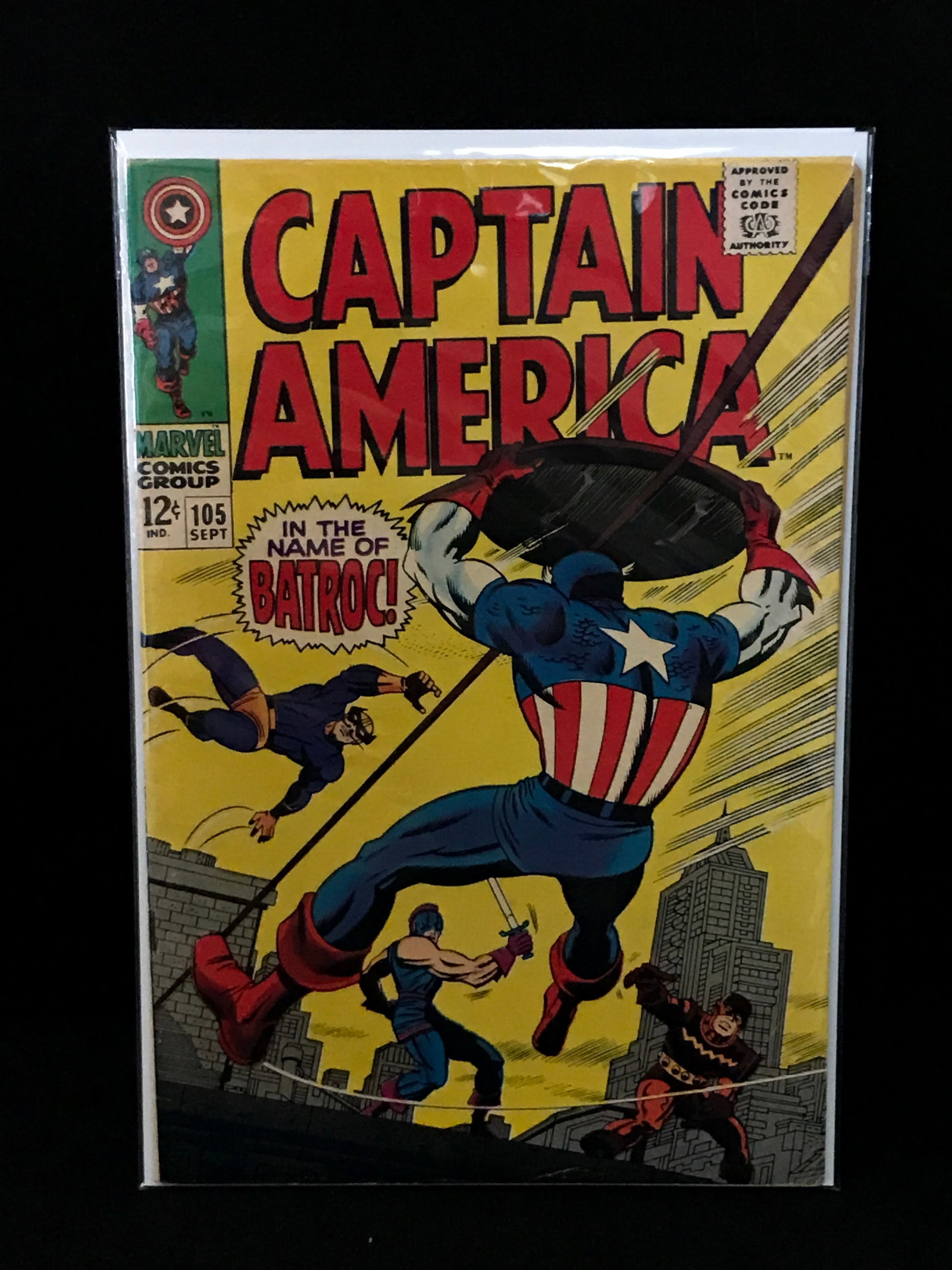 CAPTAIN AMERICA #105 - MARVEL COMICS: Prices are in Canadian dollars