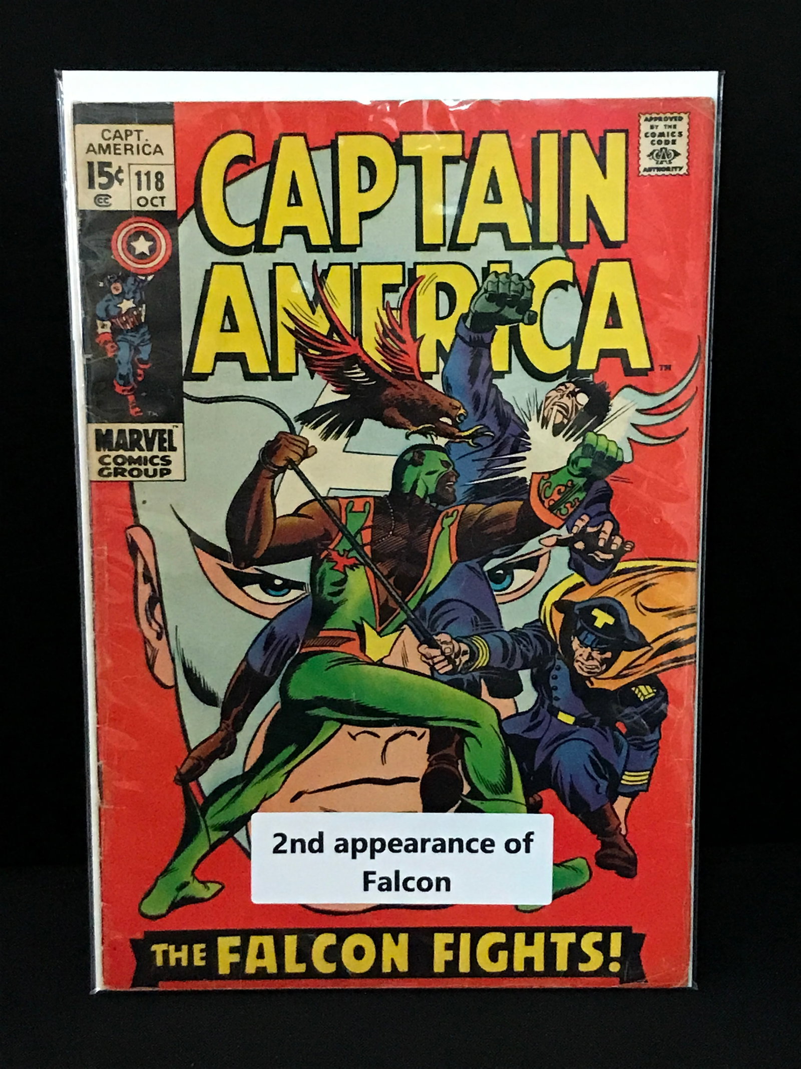 CAPTAIN AMERICA #118 2ND APP OF FALCON - MARVEL COMICS: Prices are in Canadian dollars