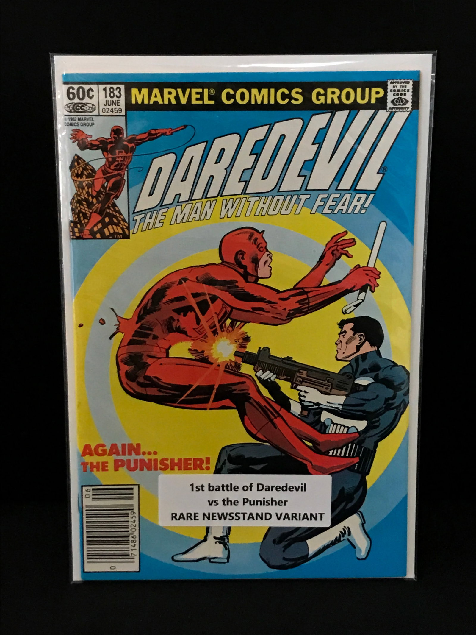 DAREDEVIL #183 1ST BATTLE WITH THE PUNISHER - MARVEL COMICS: Prices are in Canadian dollars
