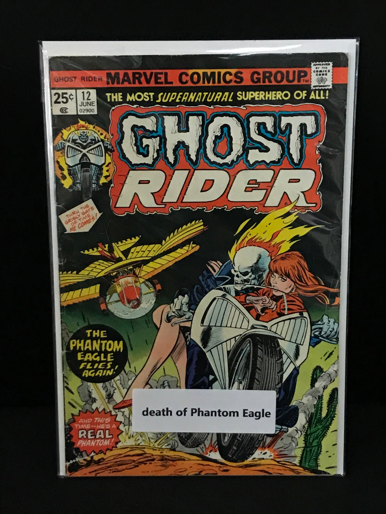 GHOST RIDER #12 DEATH OF PHANTOM EAGLE - MARVEL COMICS: Prices are in Canadian dollars