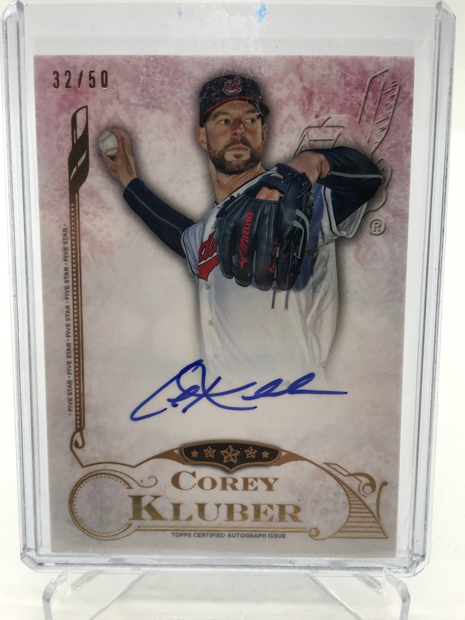 2015 TOPPS TIER ONE COREY KLUBER SIGNED BASEBALL TRADING CARD 32/50: Prices are in Canadian dollars