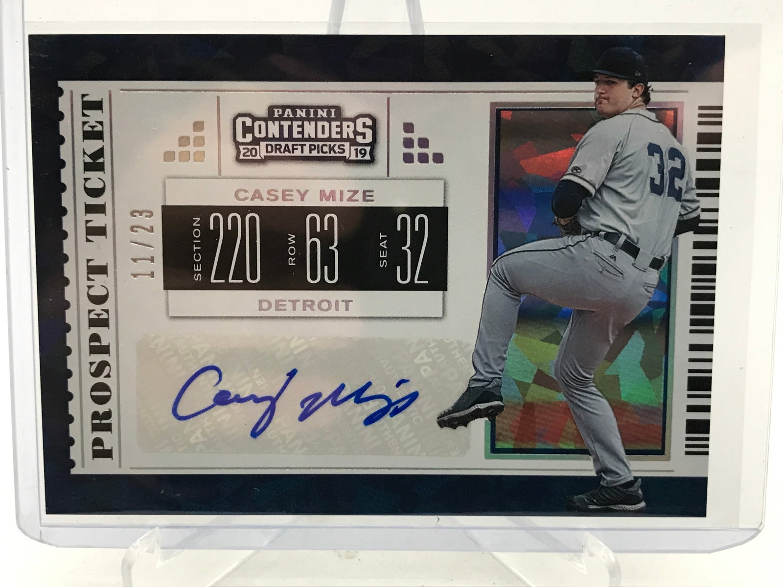 2019 PANINI CONTENDERS DRAFT PICKS CASEY MIZE SIGNED TRADING CARD 11/23: Prices are in Canadian dollars