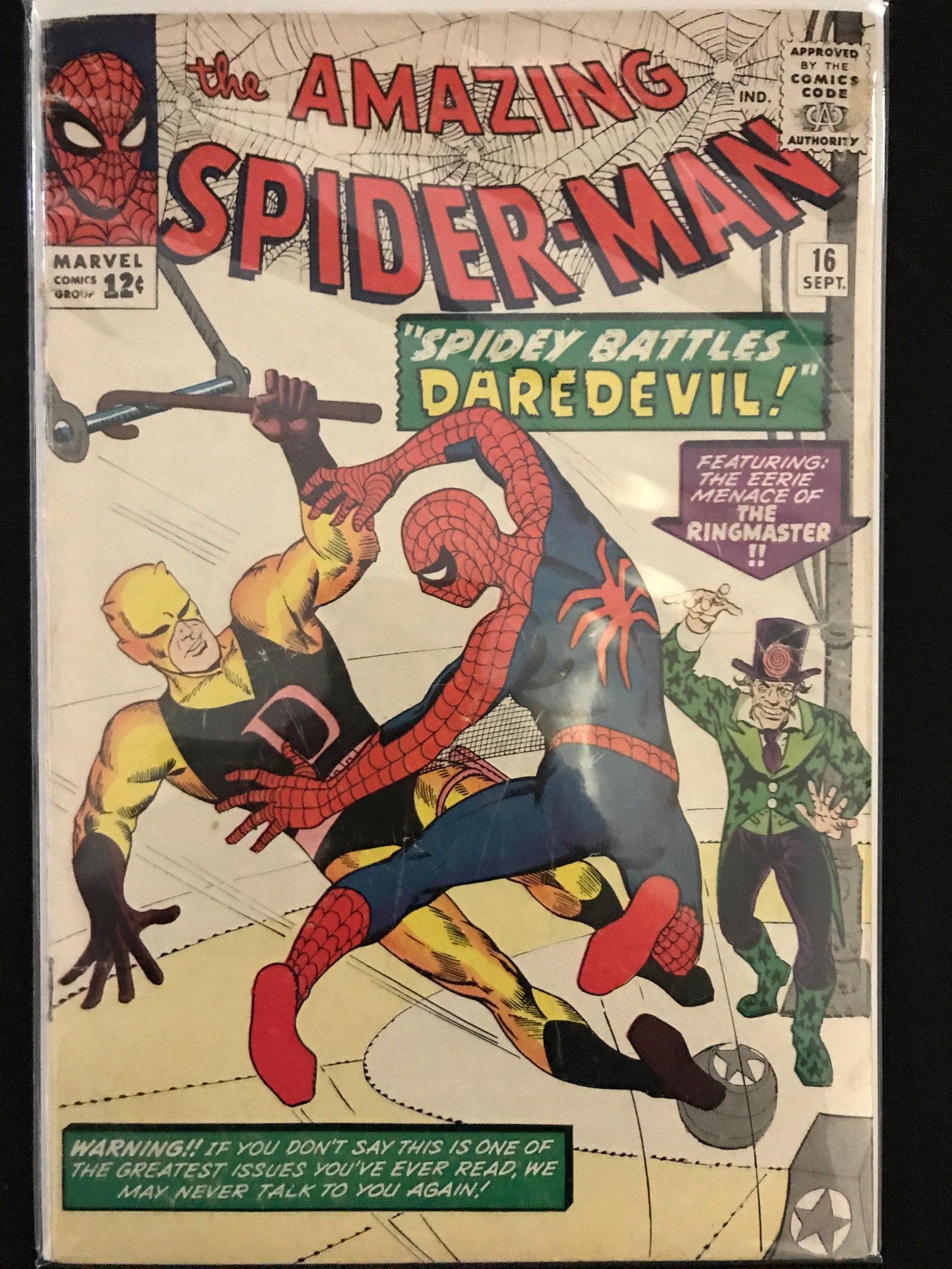 THE AMAZING SPIDERMAN #16 - MARVEL COMICS (1 of 1)