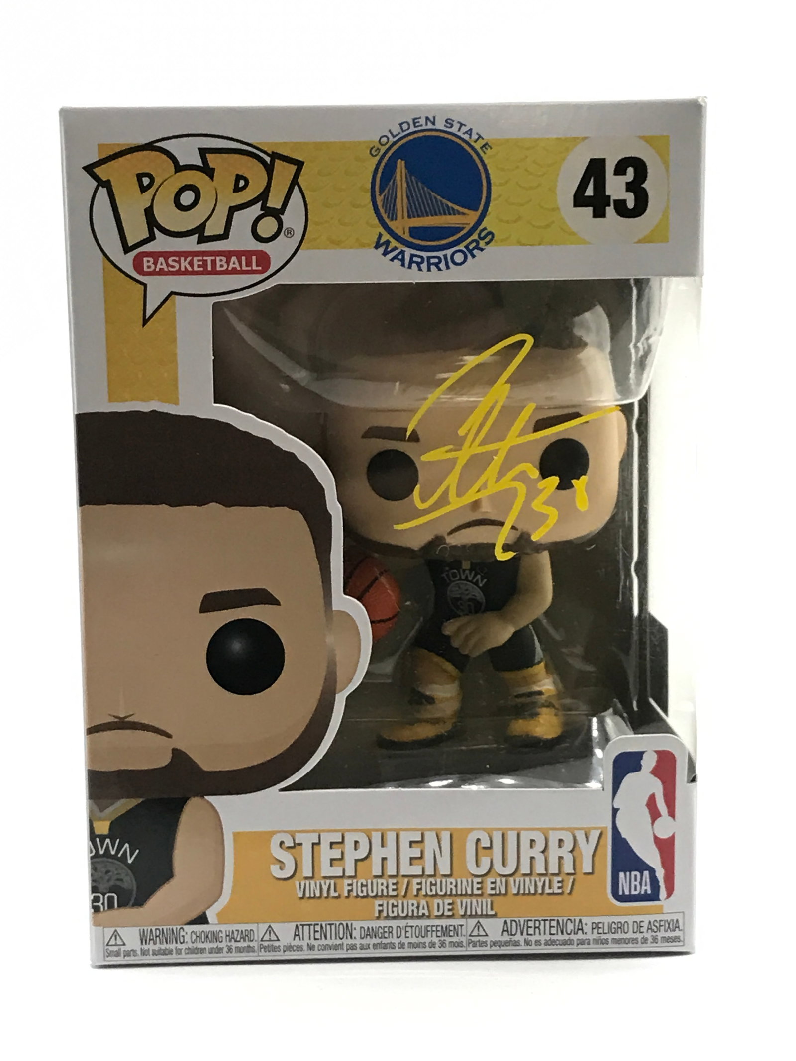 STEPHEN CURRY SIGNED FUNKO POP - ACE COA: Prices are in Canadian dollars
