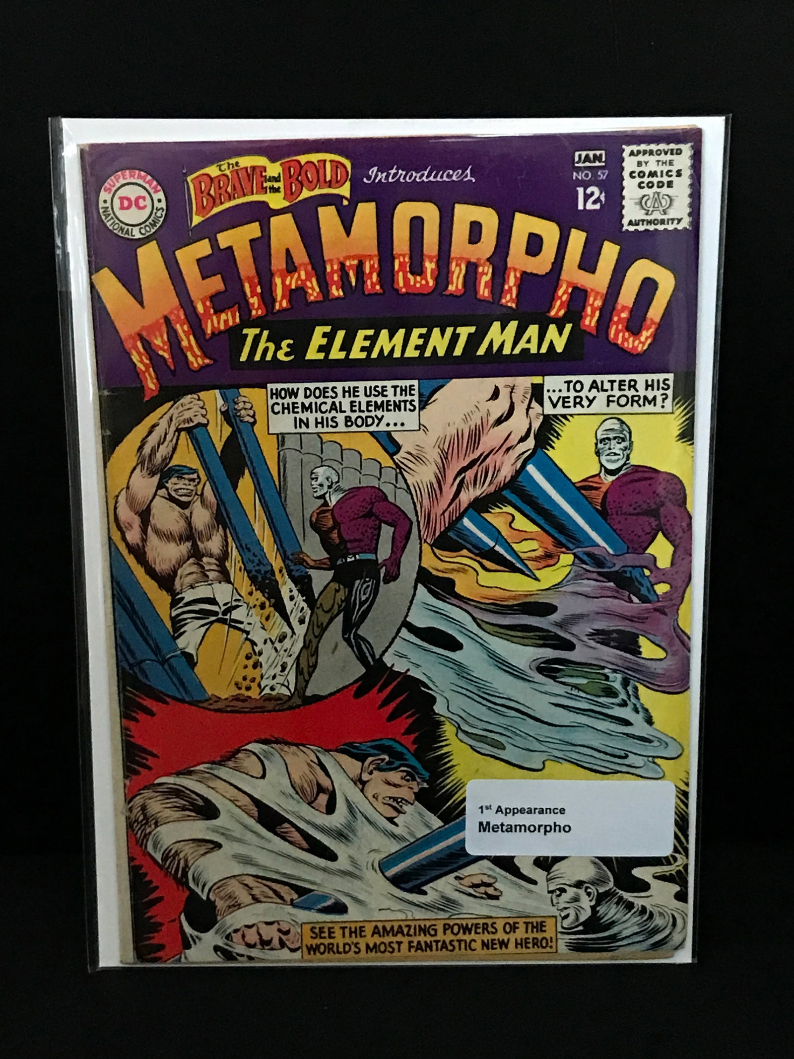 THE BRAVE AND THE BOLD #57 1ST APP METAMORPHO - DC COMICS: Prices are in Canadian dollars