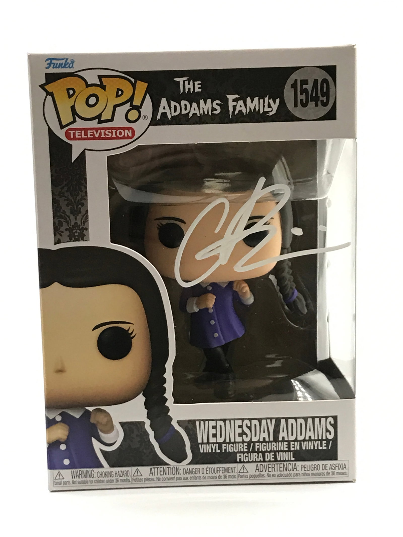 CHRISTINA RICCI SIGNED WEDNESDAY ADDAMS FUNKO POP - WWOC COA: Prices are in Canadian dollars