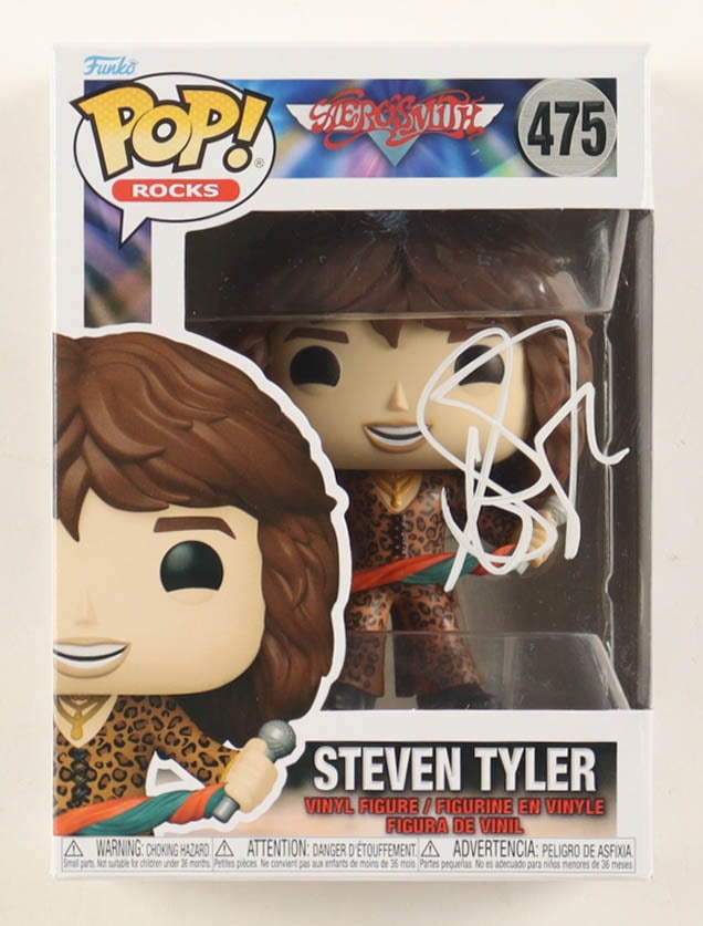 STEVEN TYLER SIGNED FUNKO POP - PSA COA: Prices are in Canadian dollars