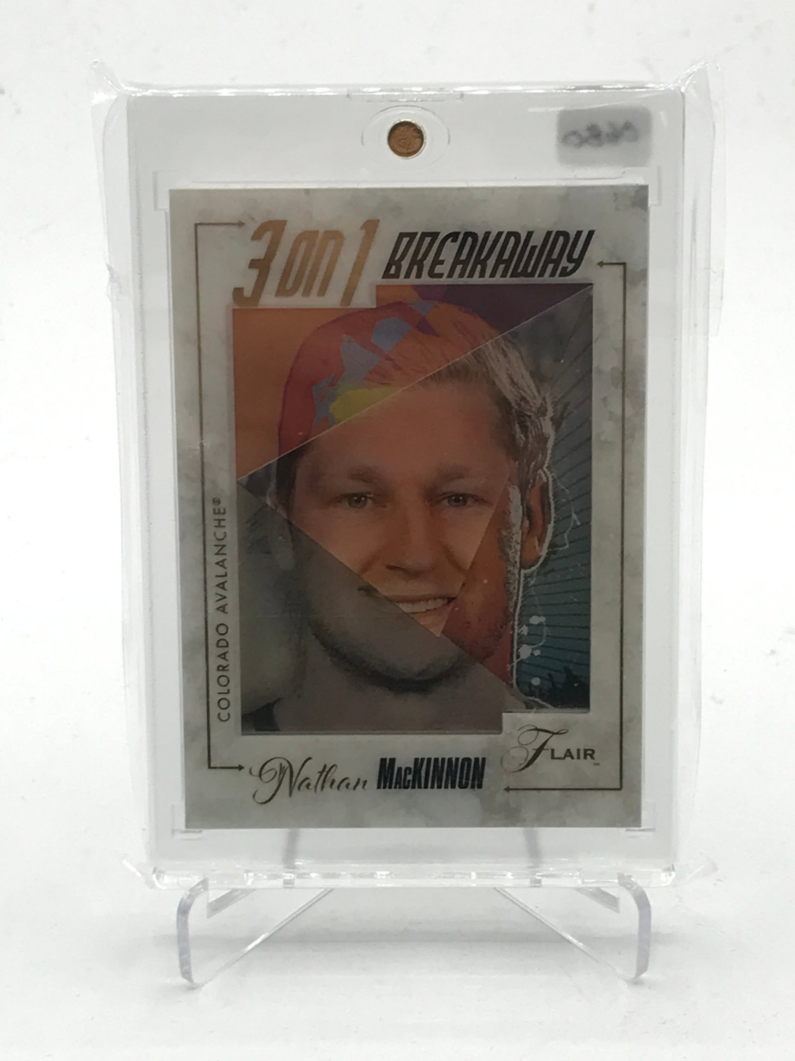 2025-26 FLAIR HOCKEY 3 ON 1 BREAKAWAY NATHAN MACKINNON TRADING CARD: Prices are in Canadian dollars