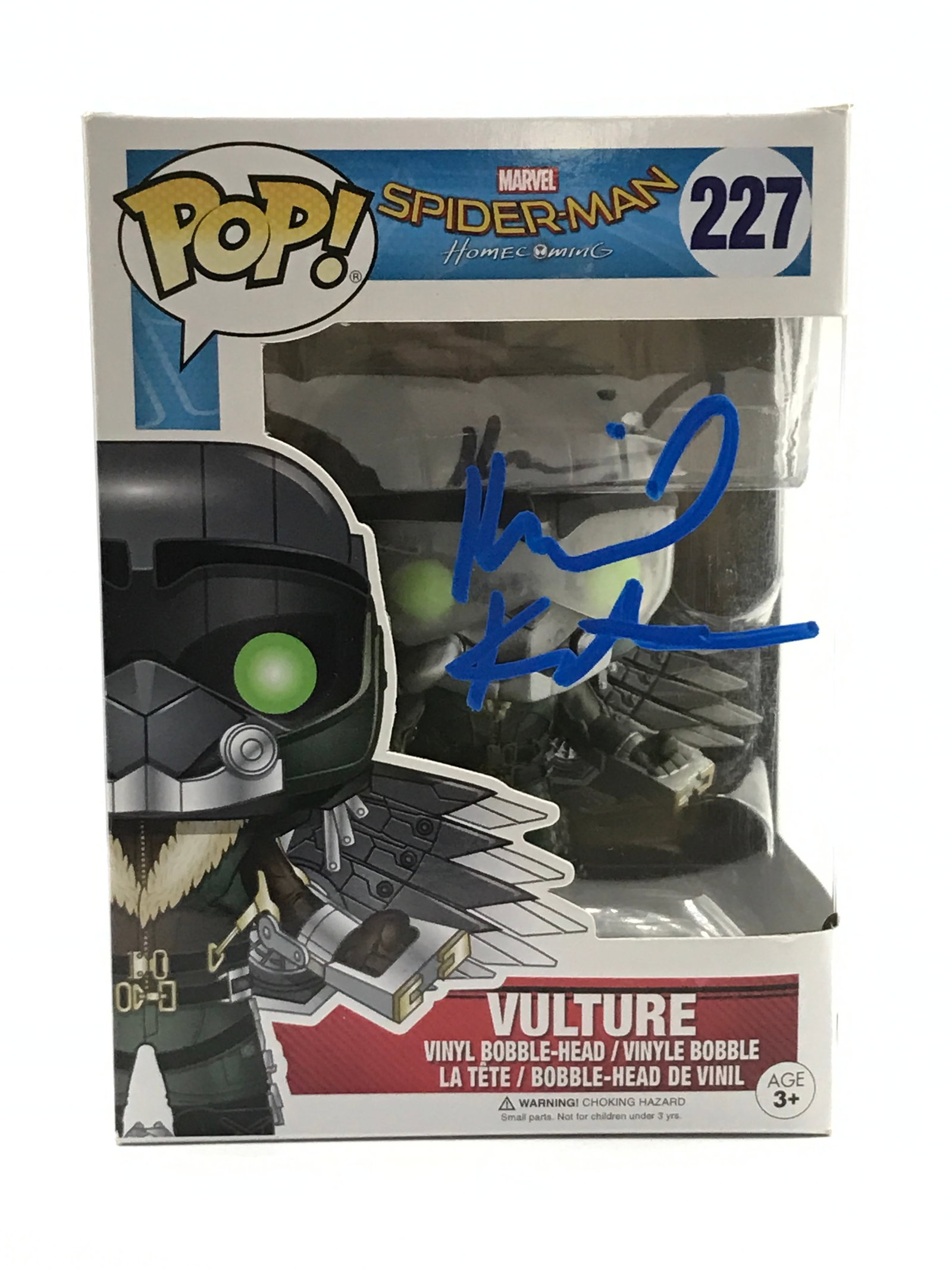 MICHAEL KEATON SIGNED VULTURE SPIDERMAN HOMECOMING FUNKO POP - HOLLYWOOD COA: Prices are in Canadian dollars