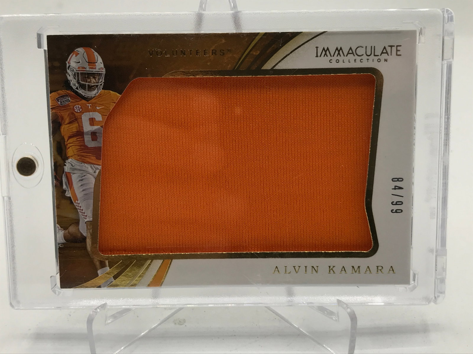 2020 PANINI IMMACULATE COLLECTION COLLEGIATE ALVIN KAMARA PATCH TRADING CARD 84/99: Prices are in Canadian dollars